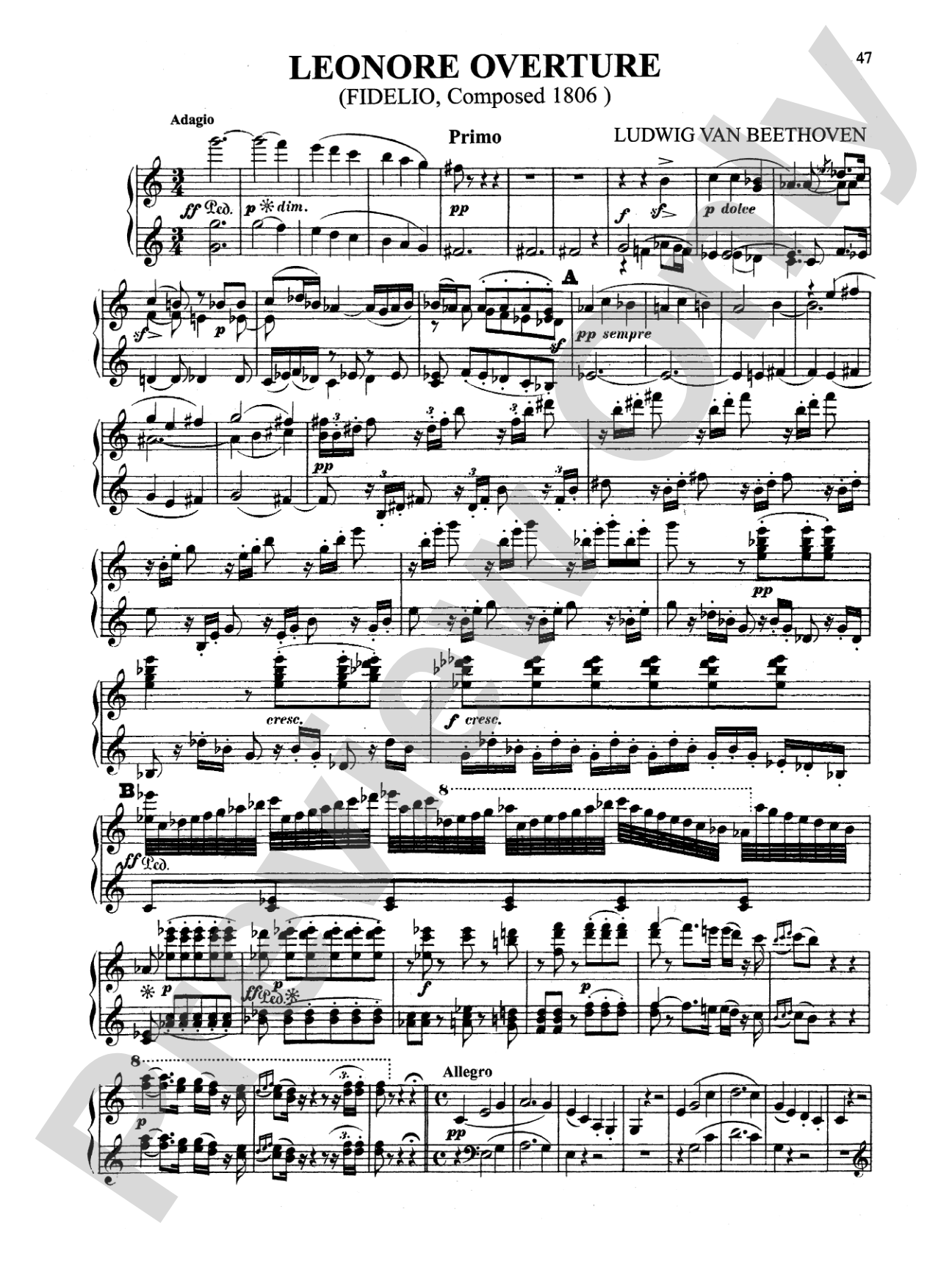 Beethoven: Overtures (Arranged)
