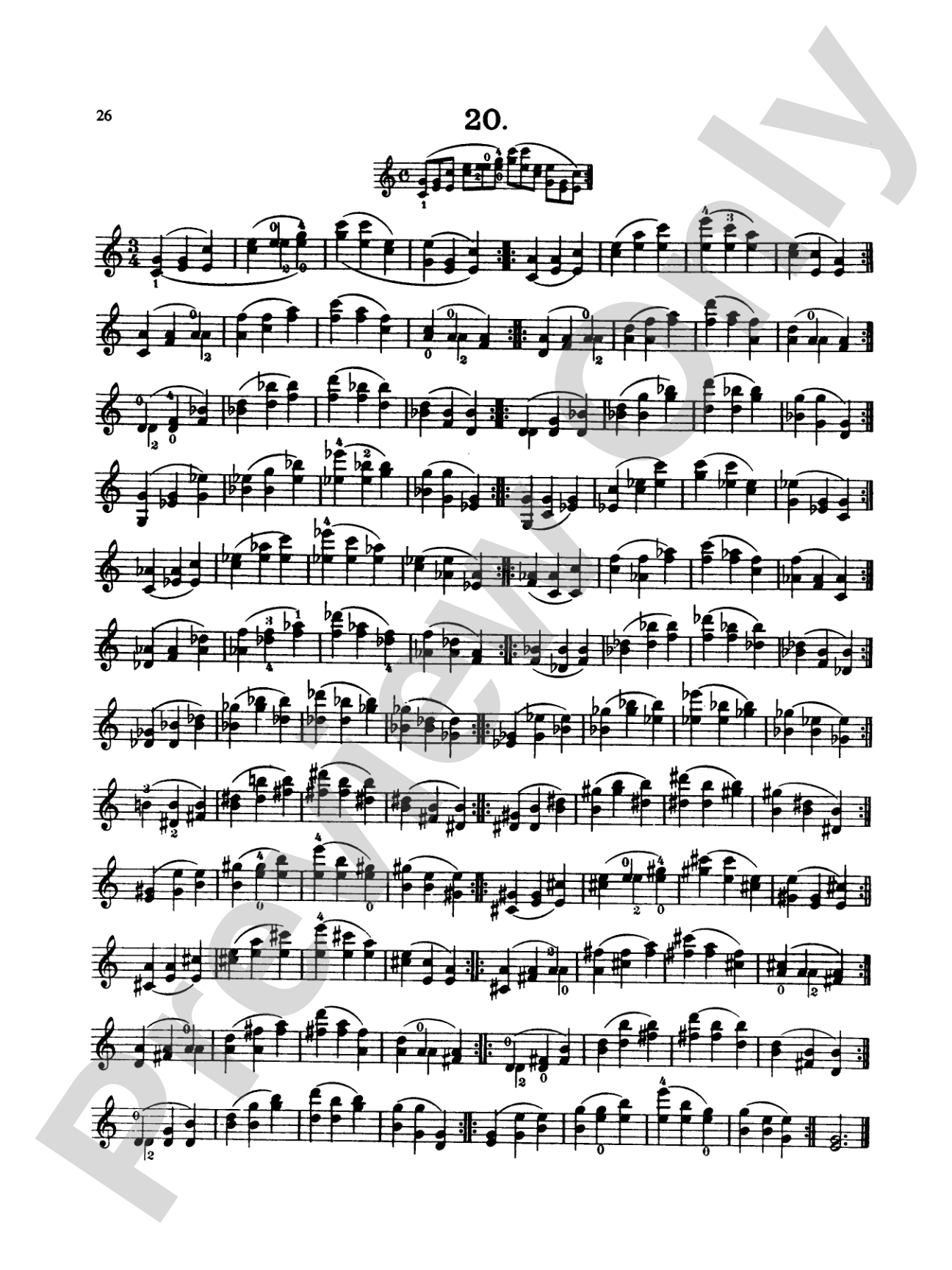 Sevcík: Sevcík for Violin (Scales and Arpeggios): Violin Book