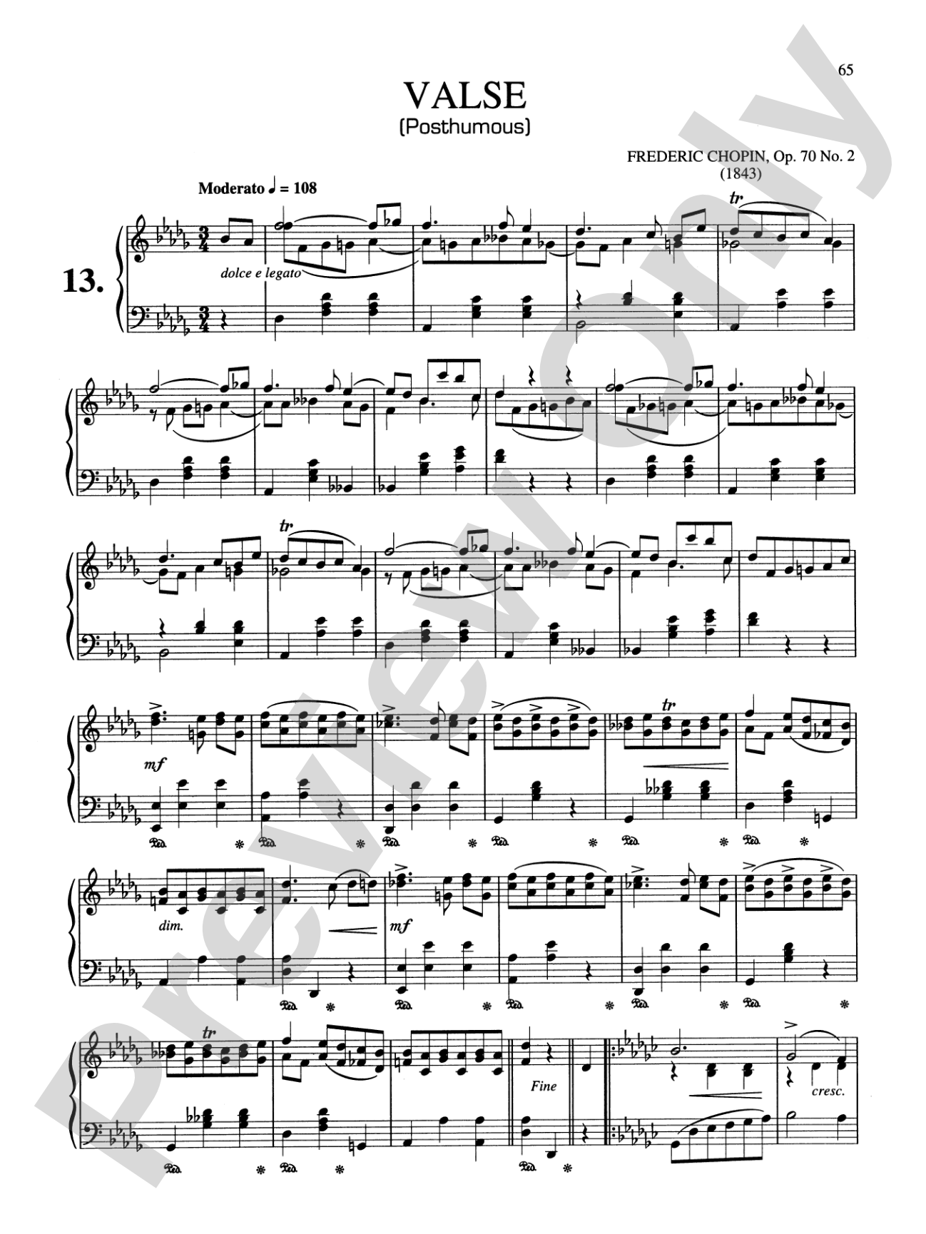 Chopin: Fifteen Waltzes