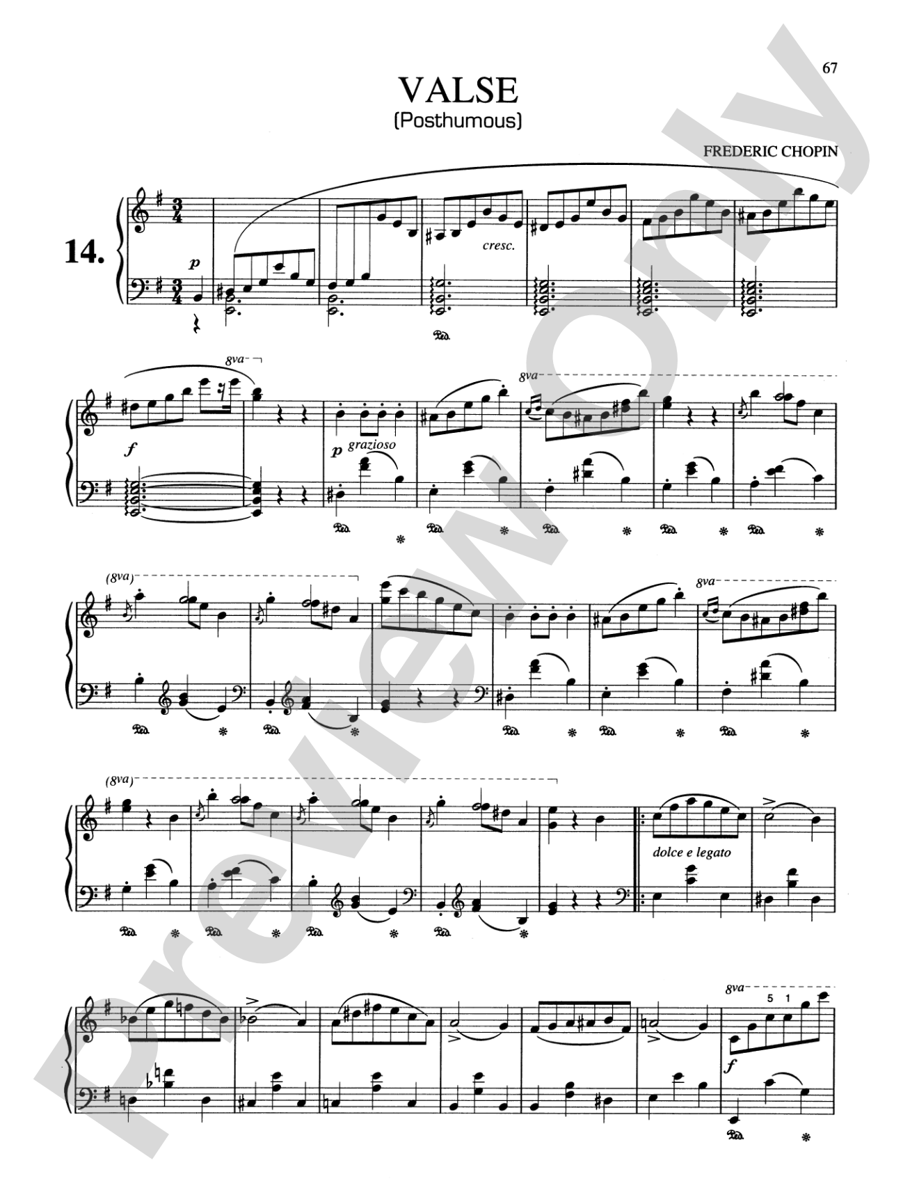 Chopin: Fifteen Waltzes