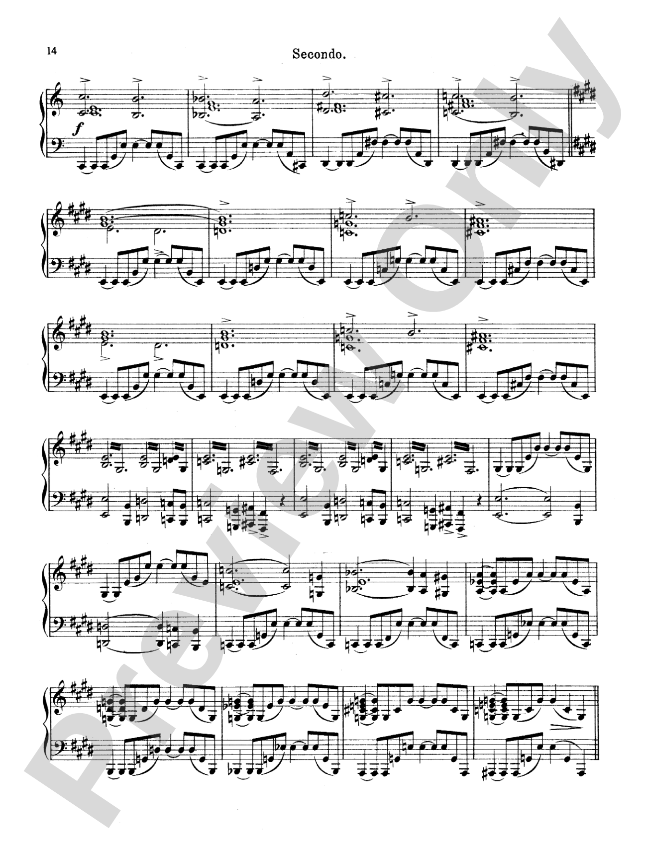 Rimsky-Korsakov: Scheherazade (Suite Symphonique, Op. 35): Piano Duet (1 Piano, 4 Hands) Book