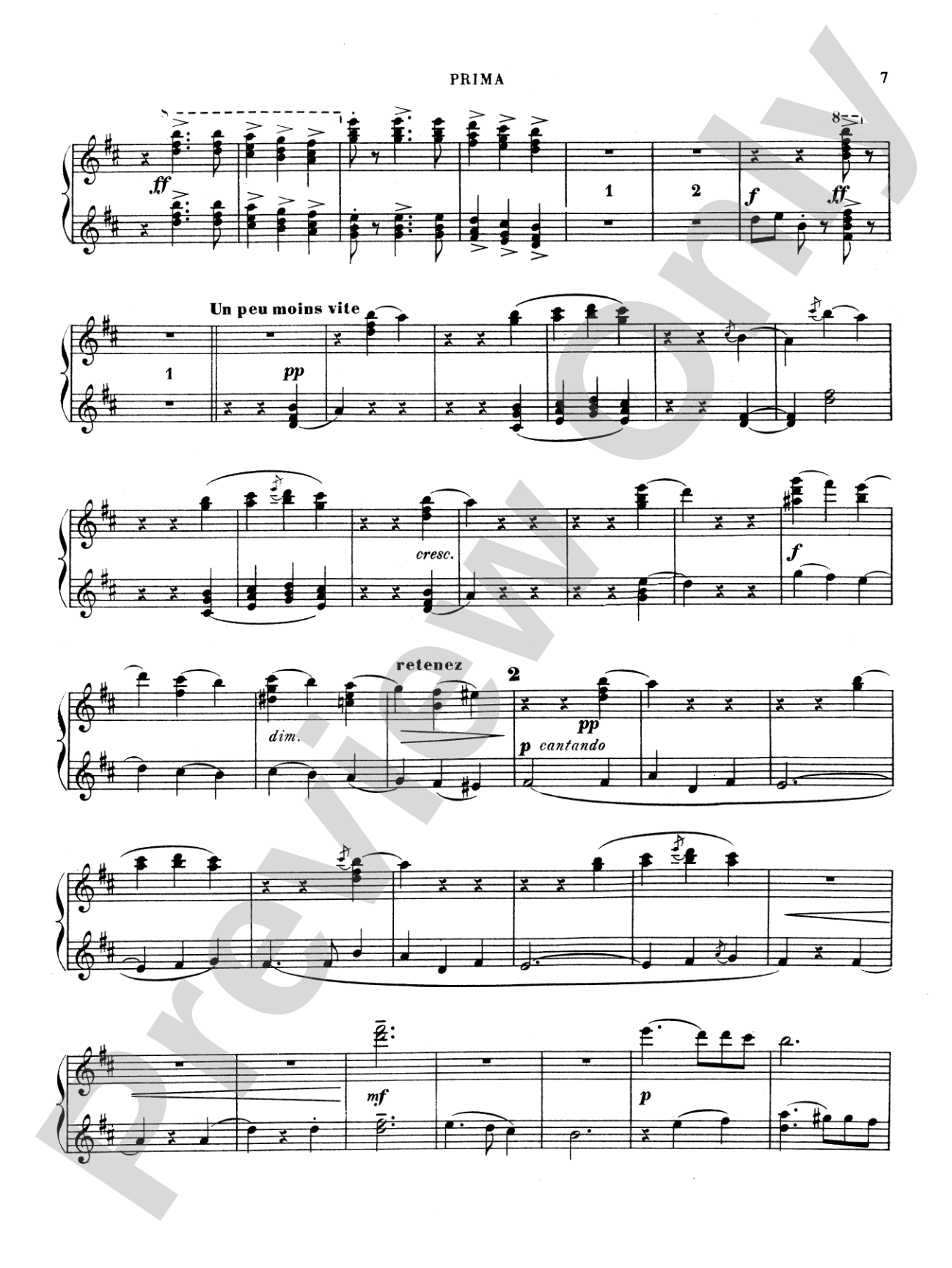 Schmitt: Reflections of Germany, Op. 28: Piano Duet (1 Piano, 4 Hands) Book