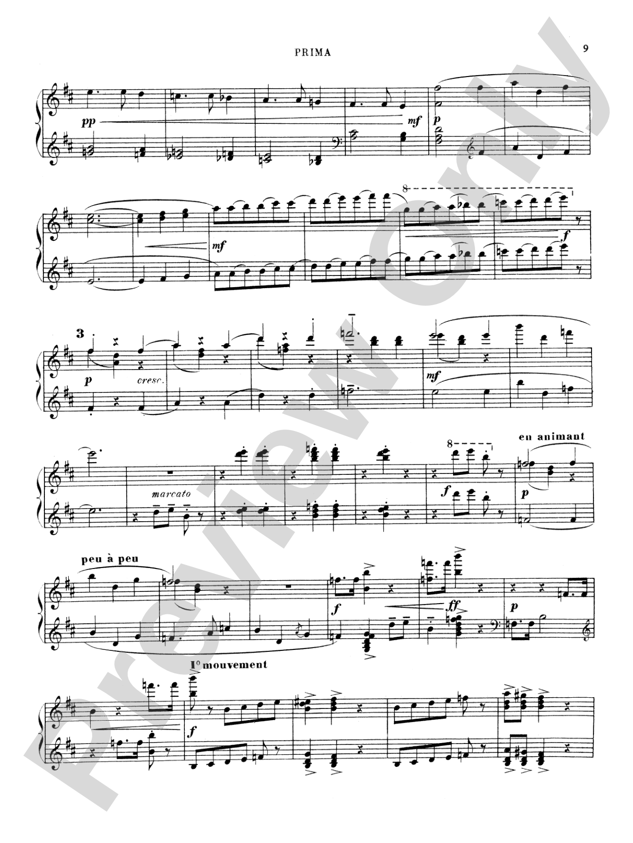 Schmitt: Reflections of Germany, Op. 28: Piano Duet (1 Piano, 4 Hands) Book