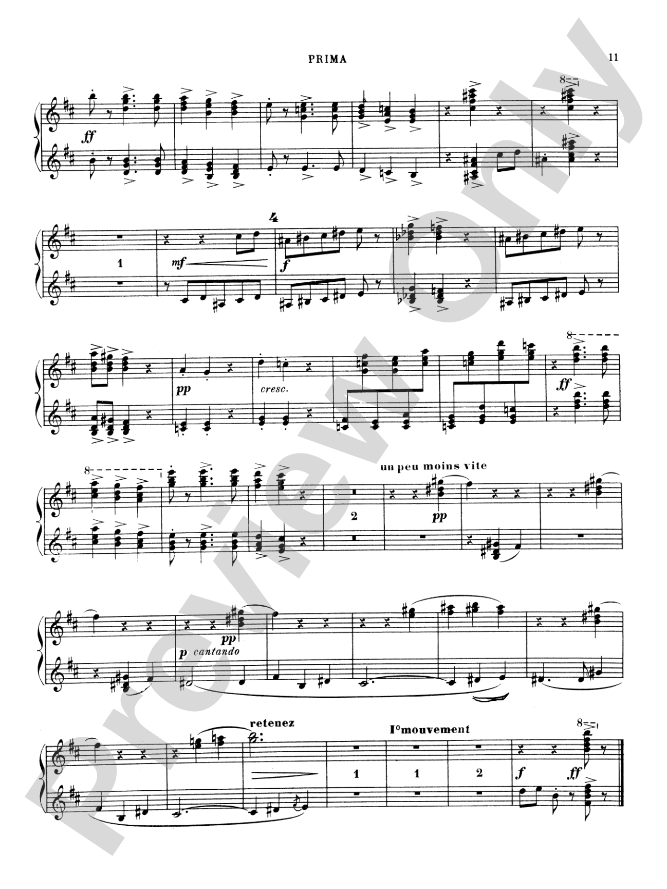 Schmitt: Reflections of Germany, Op. 28: Piano Duet (1 Piano, 4 Hands) Book