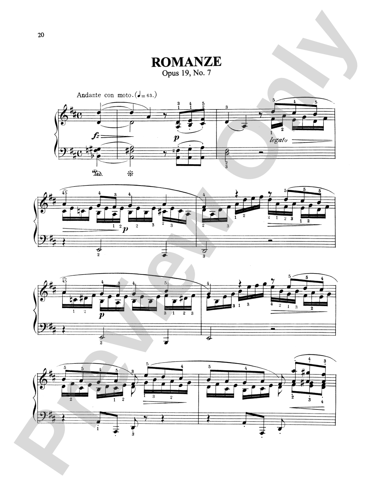 Gade: Piano Pieces, Op. 19