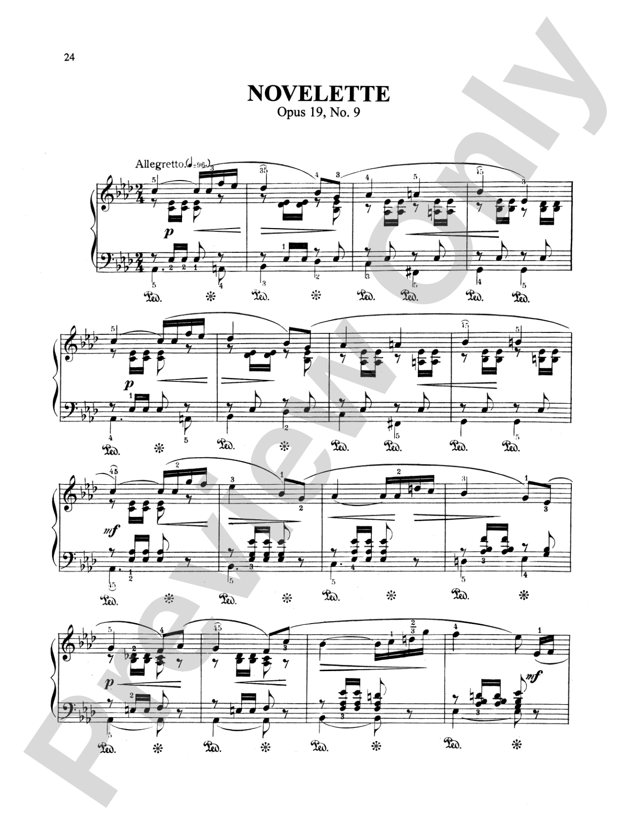 Gade: Piano Pieces, Op. 19