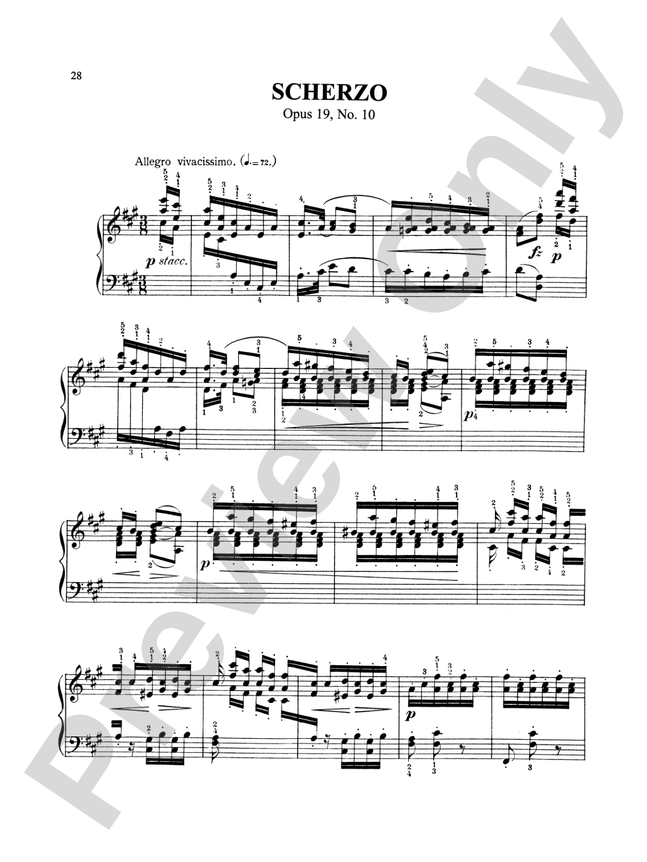 Gade: Piano Pieces, Op. 19