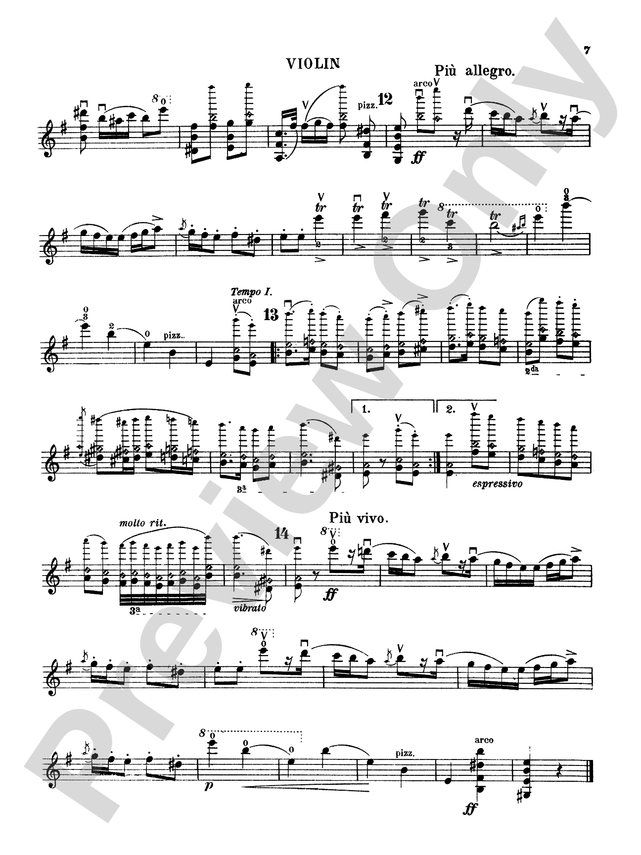 Wieniawski: Souvenir de Moscou (Two Russian Airs), Op. 6: Violin Book
