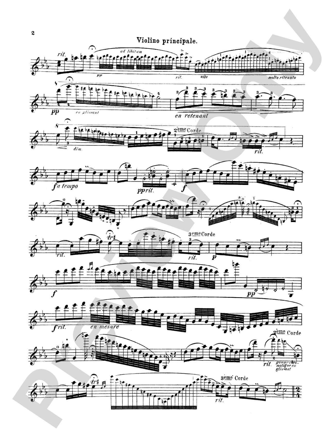 Sarasate: Zigeunerweisen (Gypsy Melodies), Op. 20: Violin Book