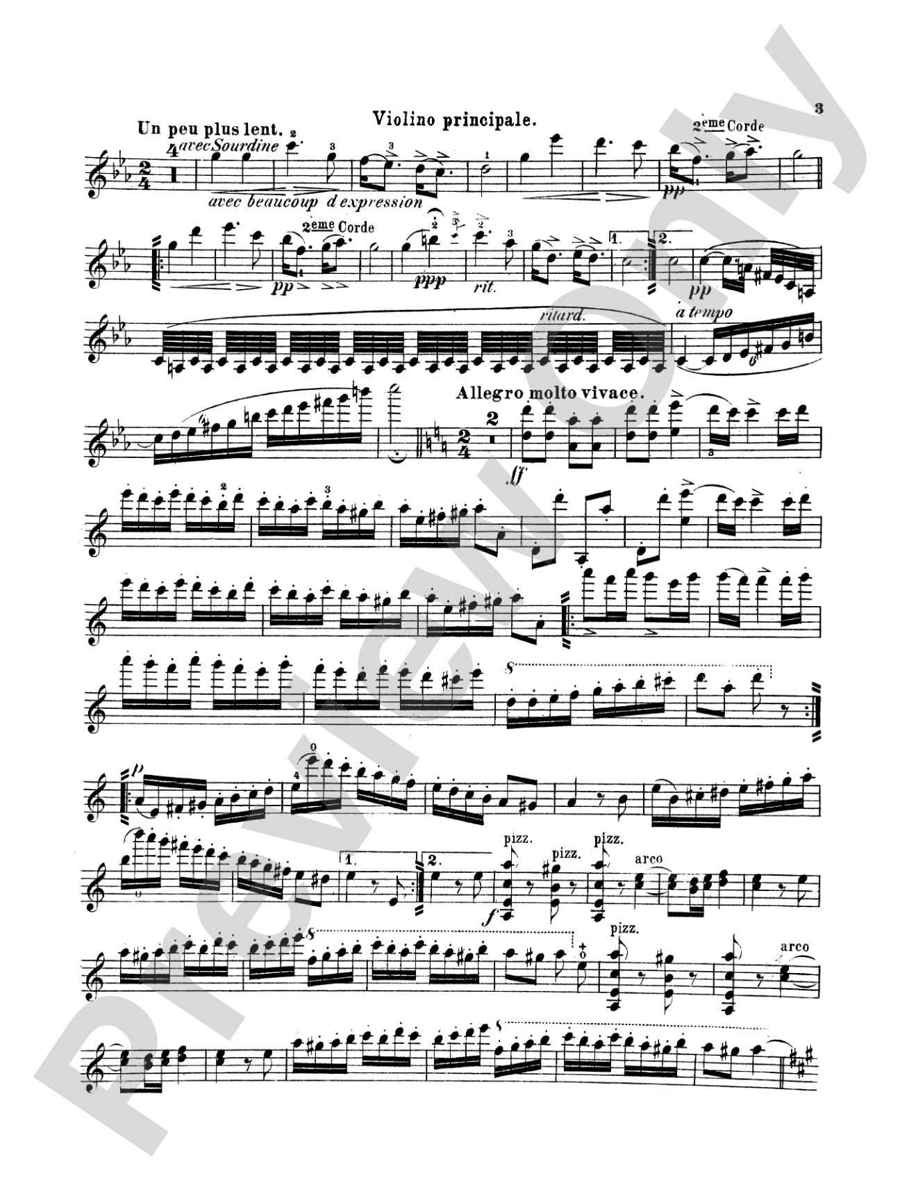 Sarasate: Zigeunerweisen (Gypsy Melodies), Op. 20: Violin Book