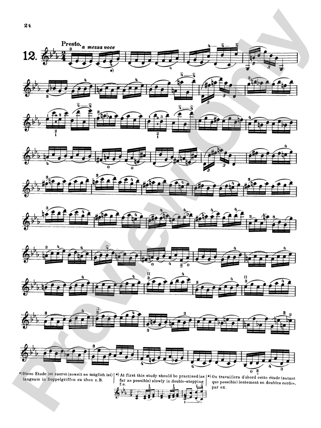 Gaviniés: Twenty-Four Etudes