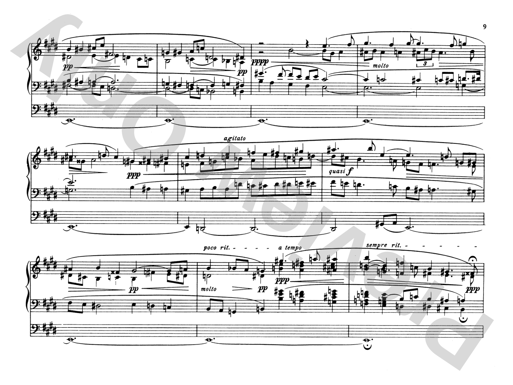 Reger: Organ Works, Op. 65: Organ Comb Bound Book