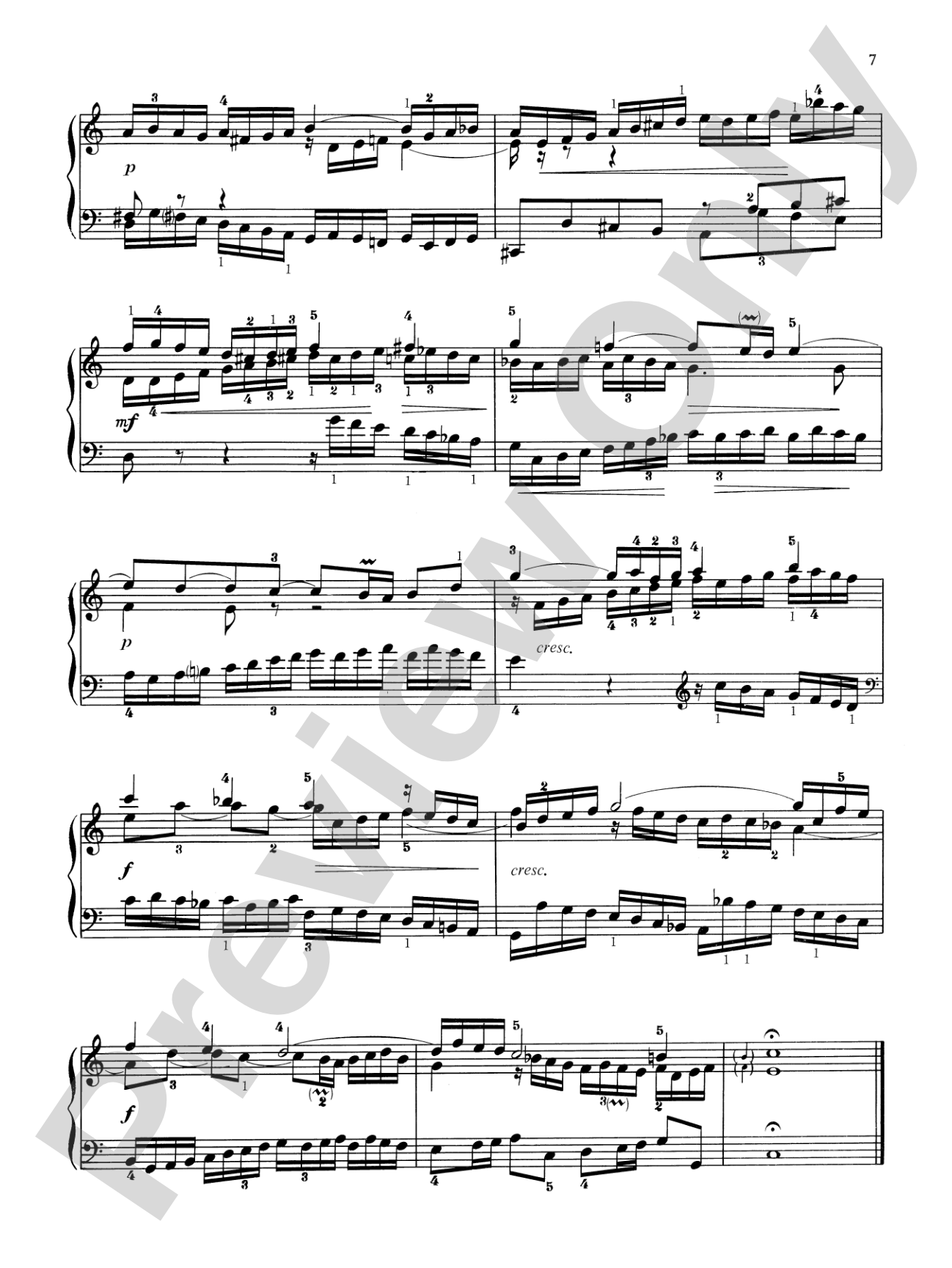 Bach: Three-Part Inventions (Ed. Hans Bischoff): Piano Book