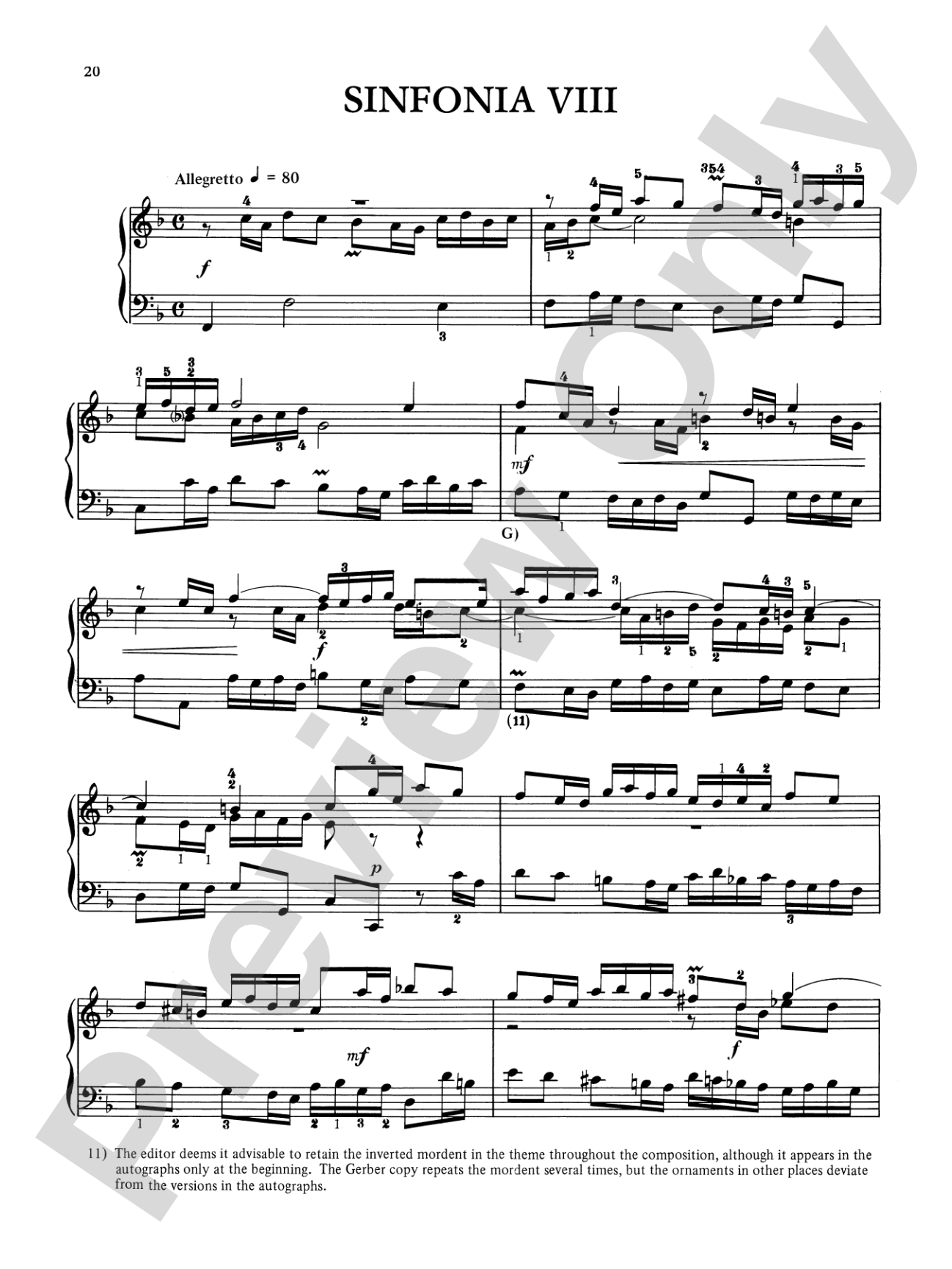 Bach: Three-Part Inventions (Ed. Hans Bischoff)