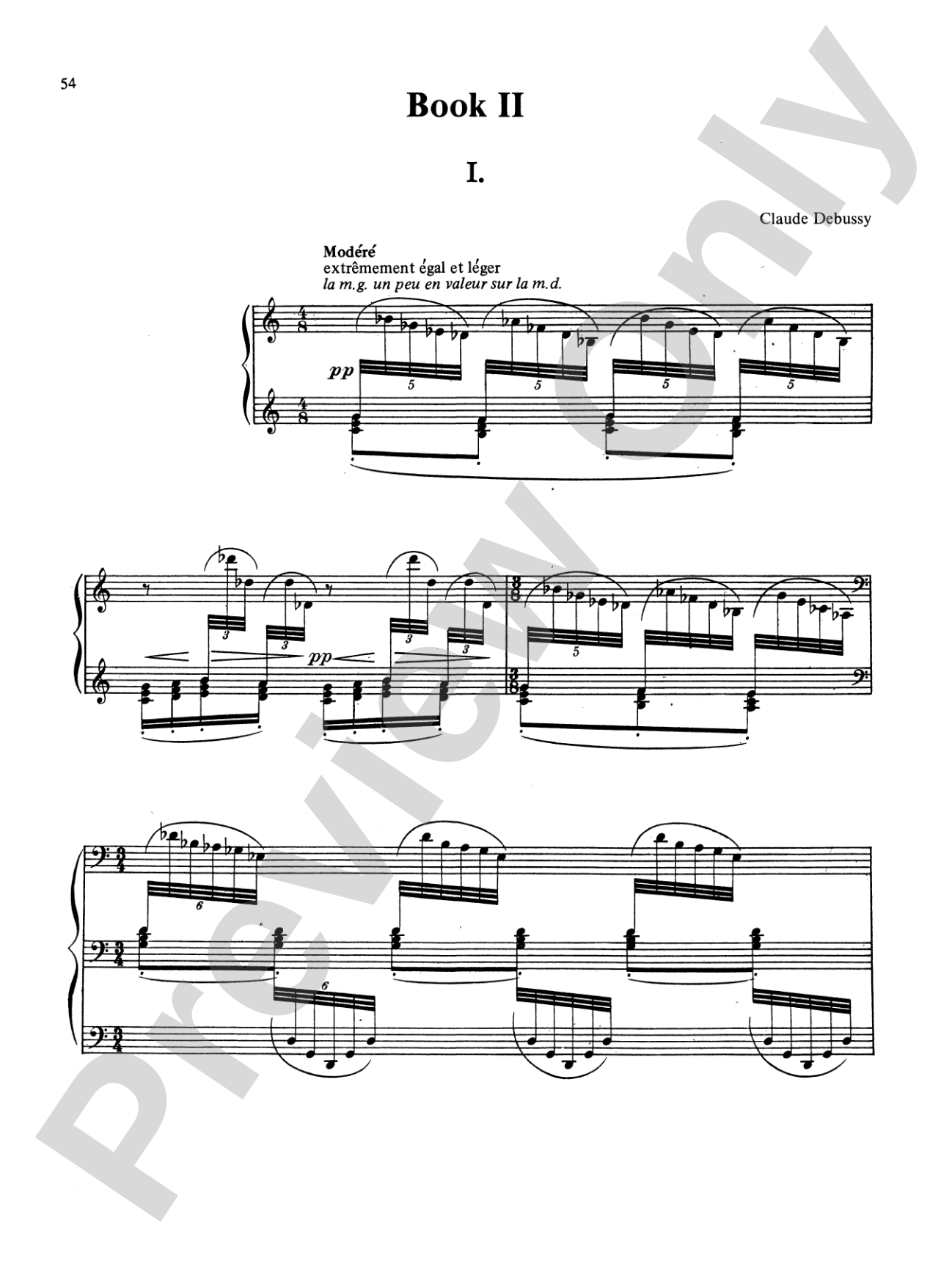 Debussy: Preludes-- Books I & II Complete
