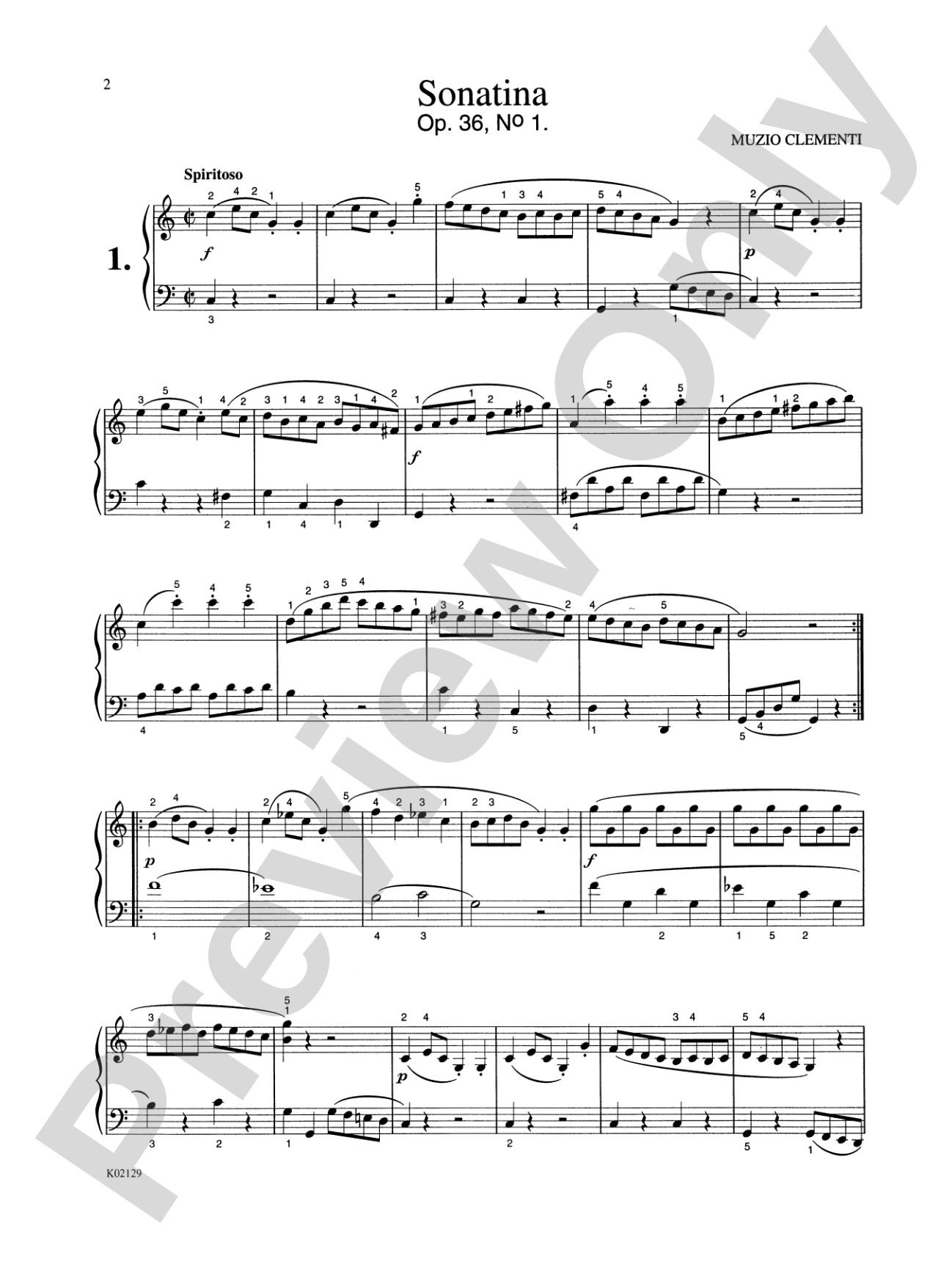 Clementi: Six Sonatinas, Op. 36: Piano Book