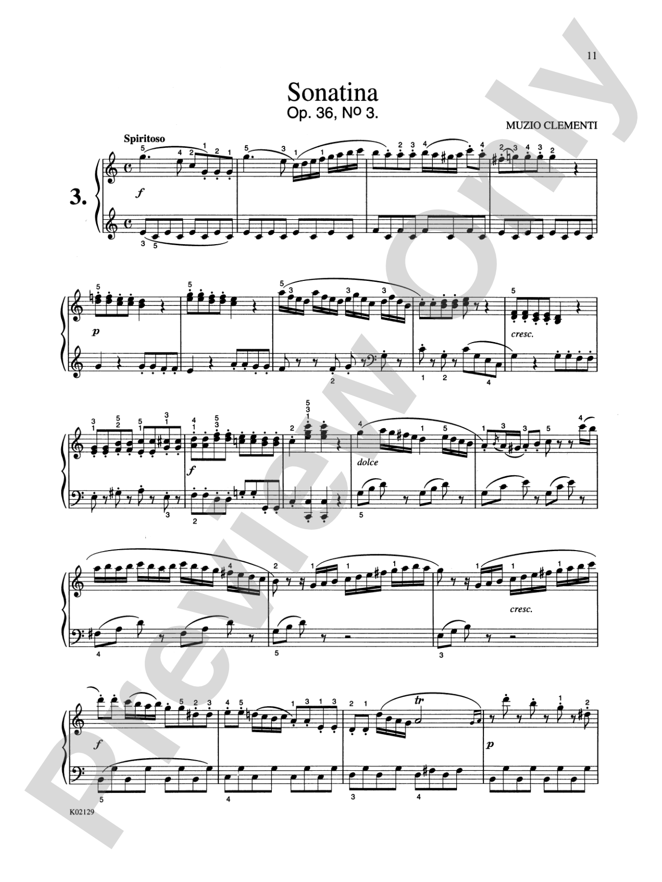 Clementi: Six Sonatinas, Op. 36