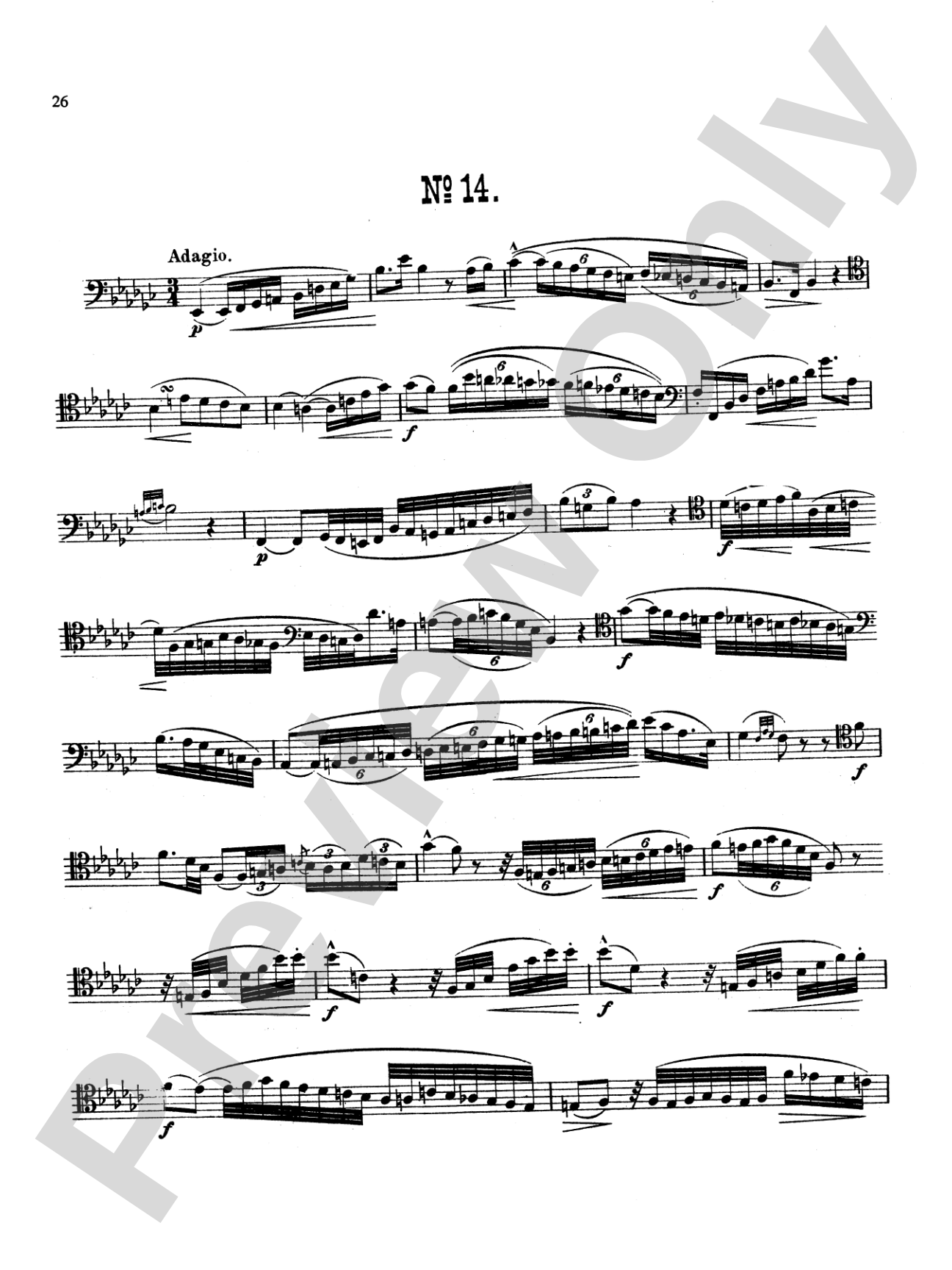 Milde: Fifty Concert Studies, Op. 26