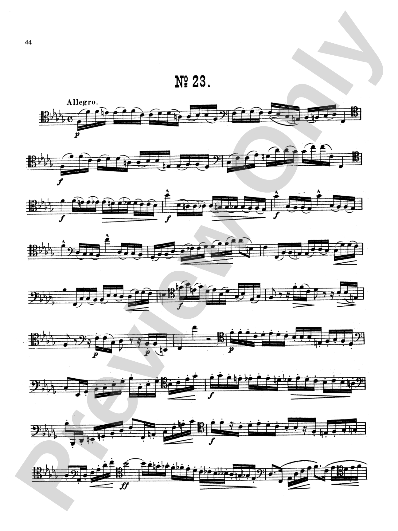 Milde: Fifty Concert Studies, Op. 26