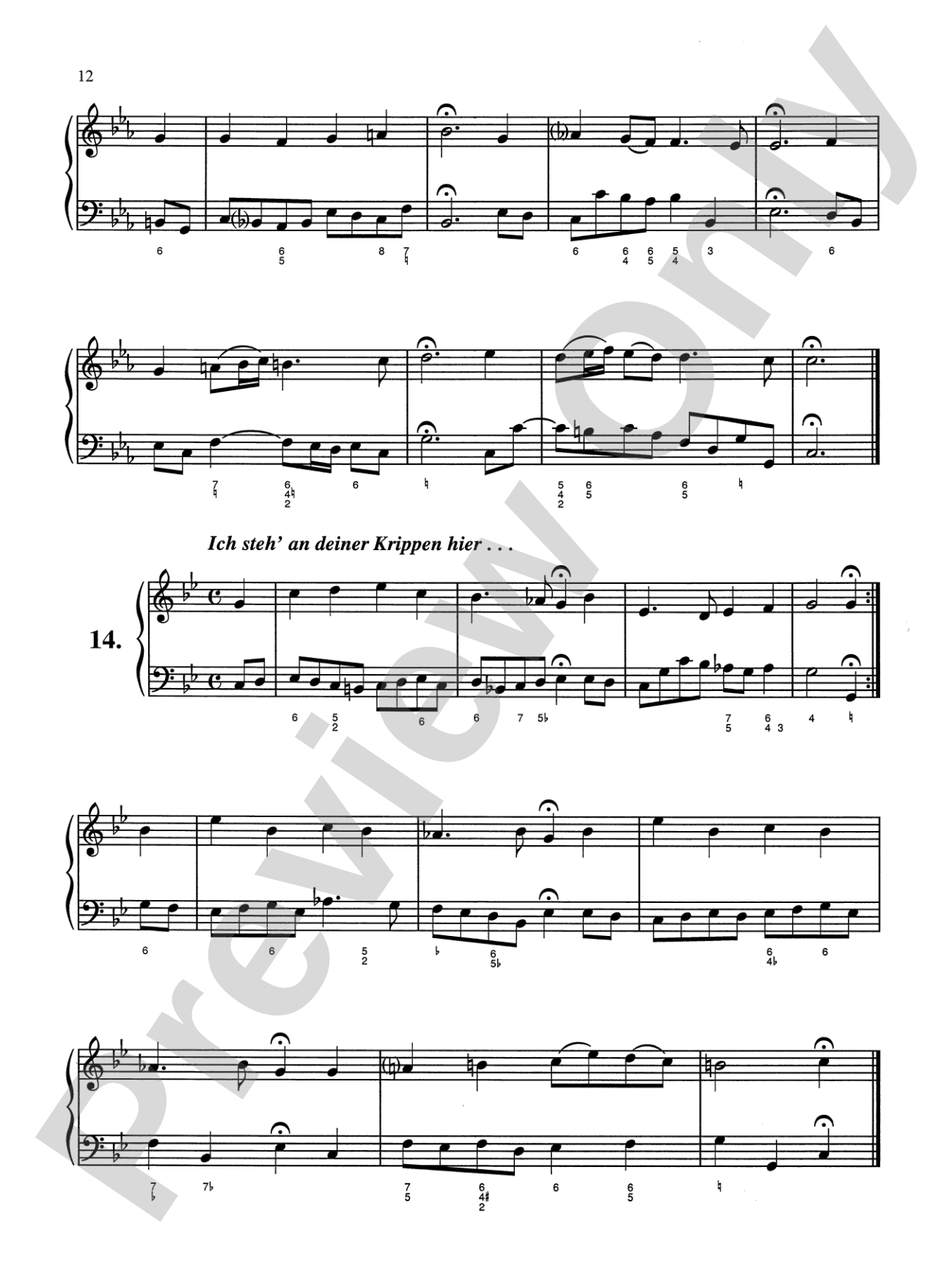 Bach: Sixty-nine Chorales with figured bass (Ed. Hans Bischoff): Piano Book
