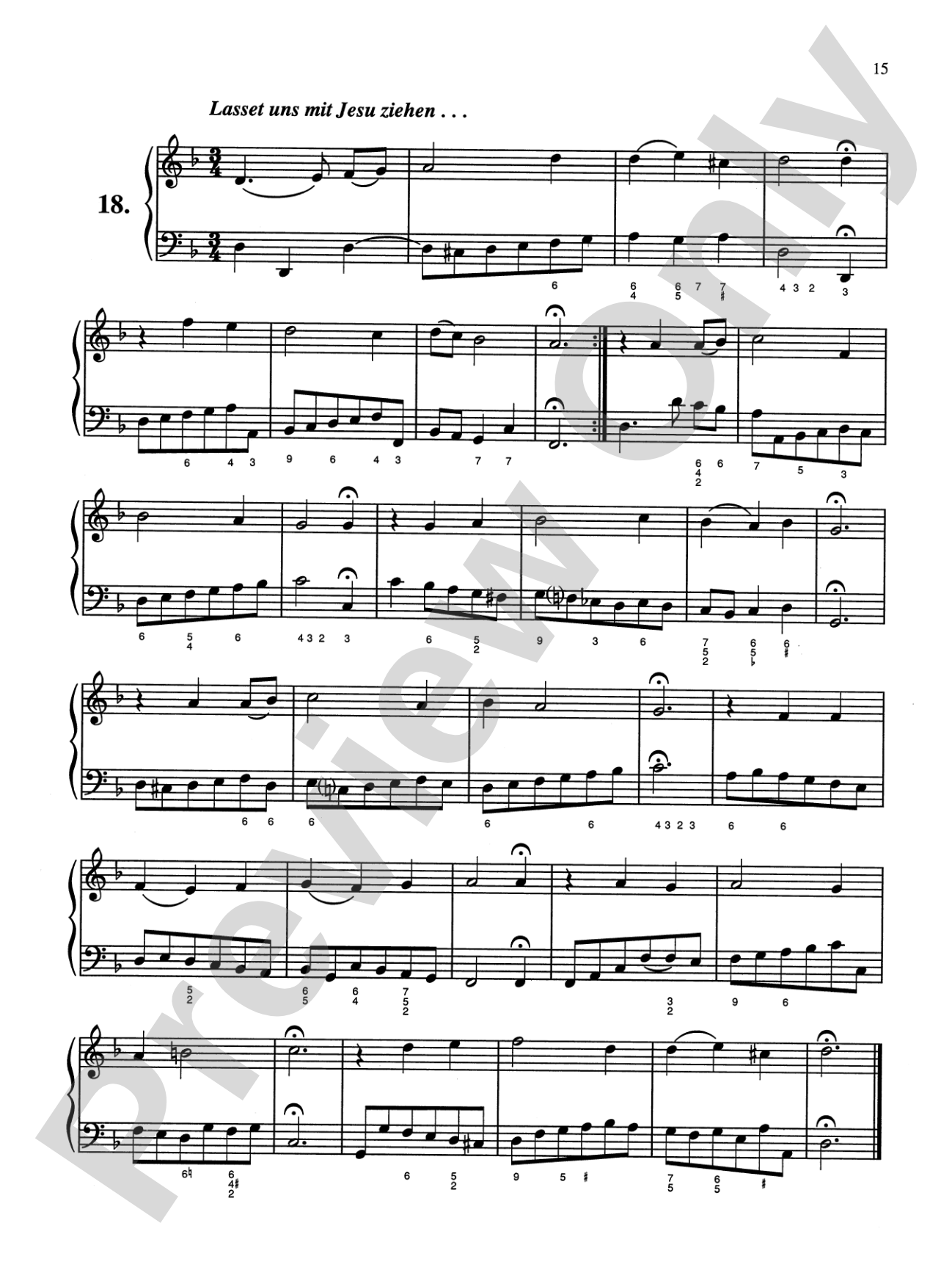 Bach: Sixty-nine Chorales with figured bass (Ed. Hans Bischoff): Piano Book