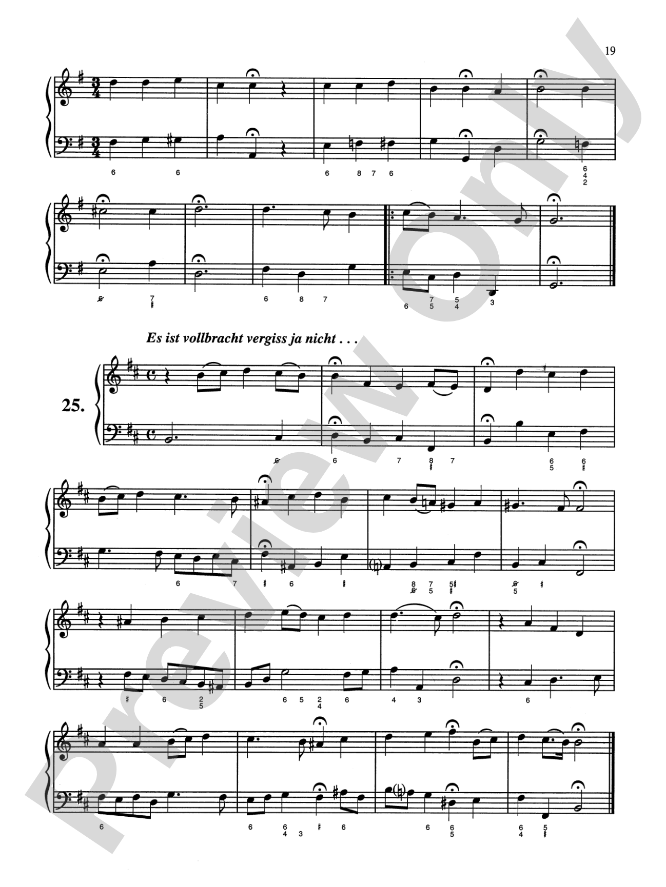 Bach: Sixty-nine Chorales with figured bass (Ed. Hans Bischoff): Piano Book