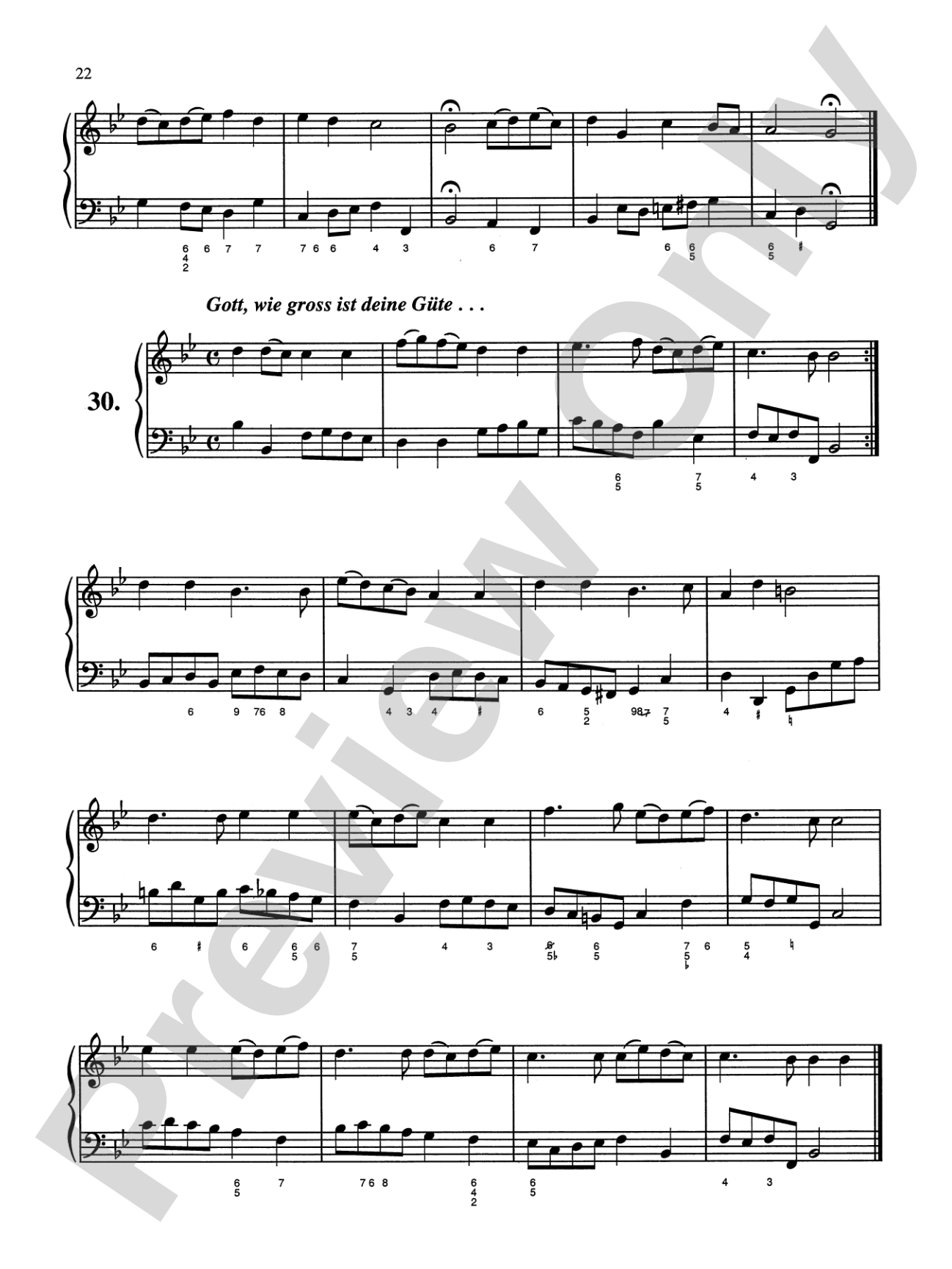 Bach: Sixty-nine Chorales with figured bass (Ed. Hans Bischoff): Piano Book