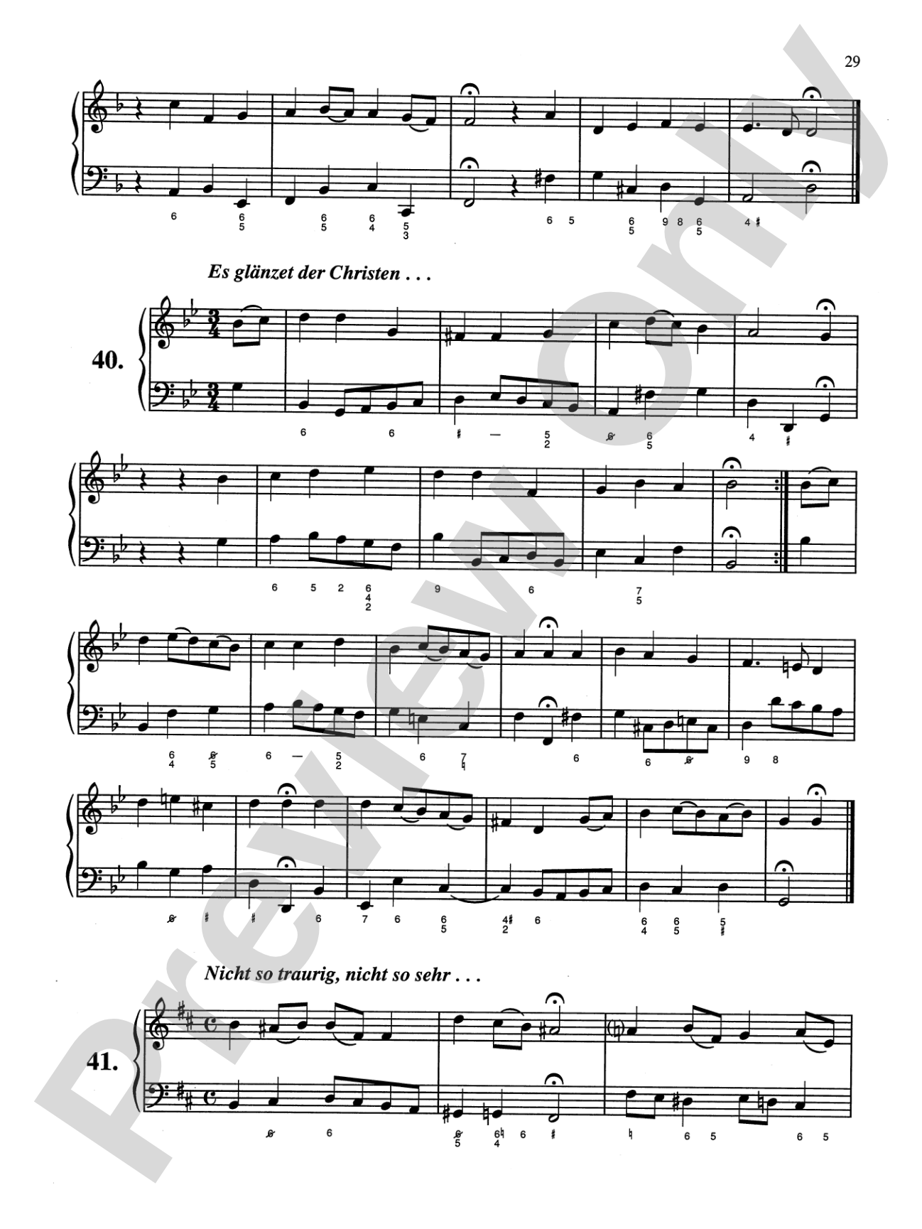 Bach: Sixty-nine Chorales with figured bass (Ed. Hans Bischoff): Piano Book