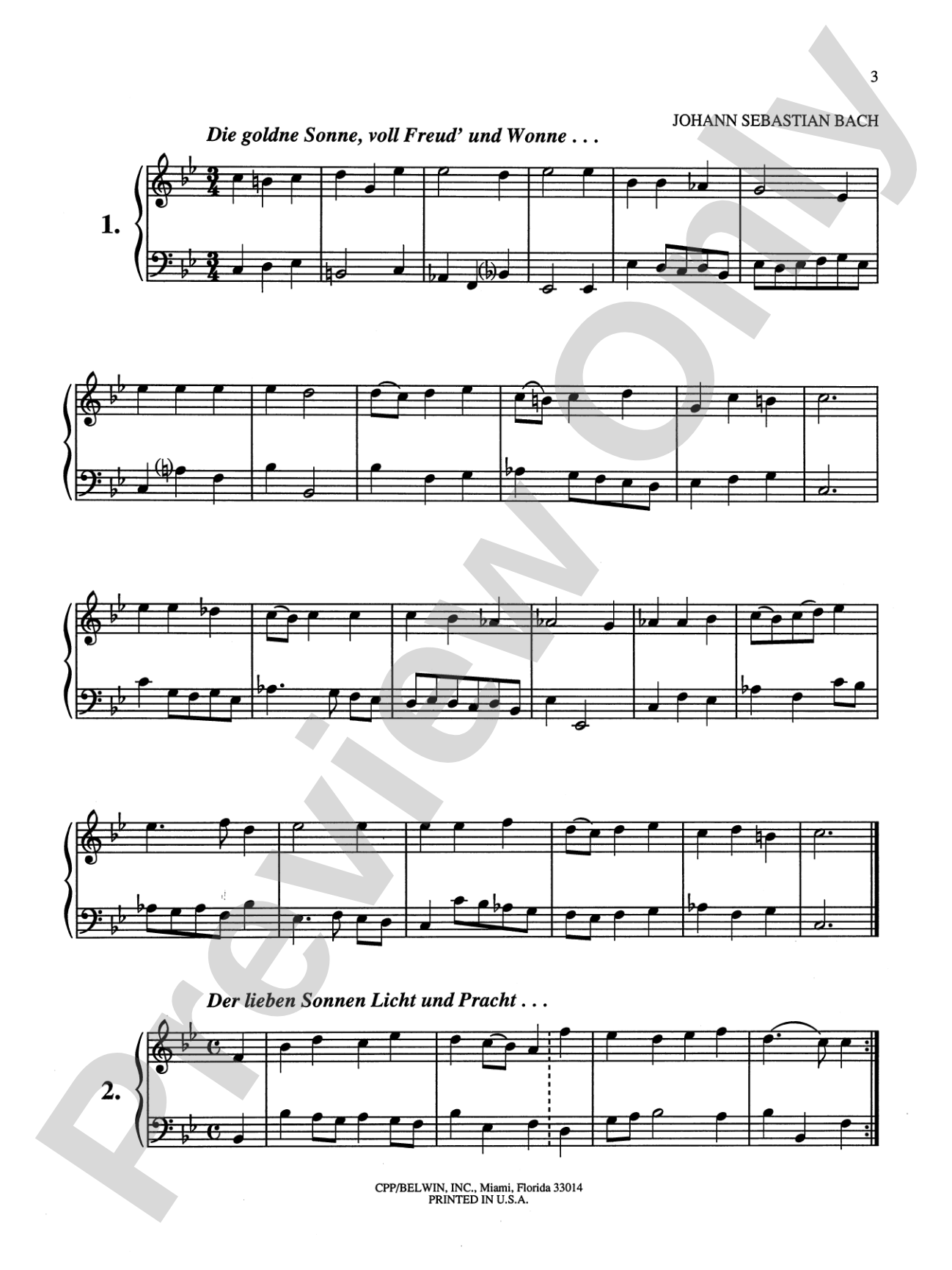 Bach: Sixty-nine Chorales with figured bass (Ed. Hans Bischoff): Piano Book