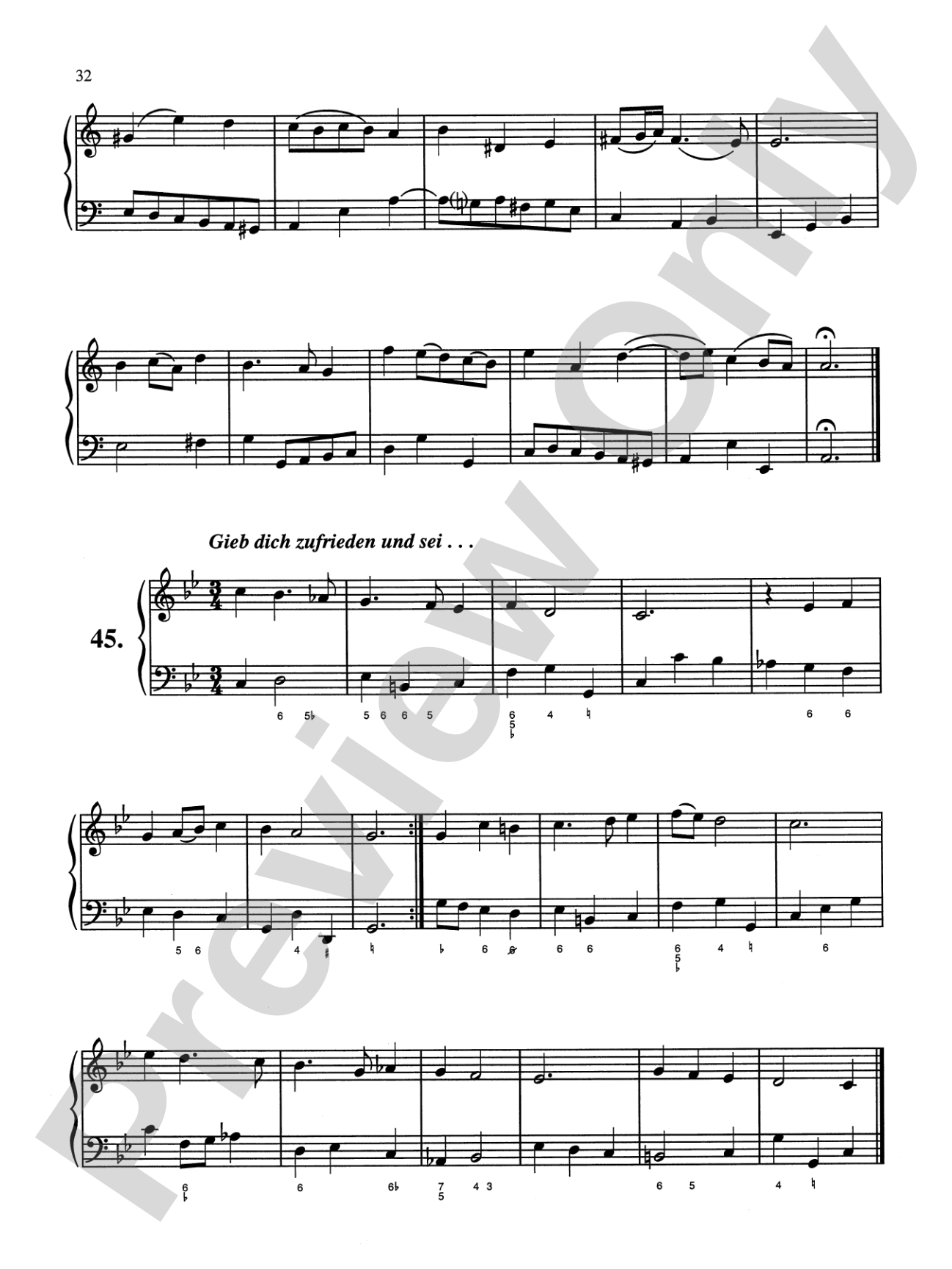 Bach: Sixty-nine Chorales with figured bass (Ed. Hans Bischoff): Piano Book