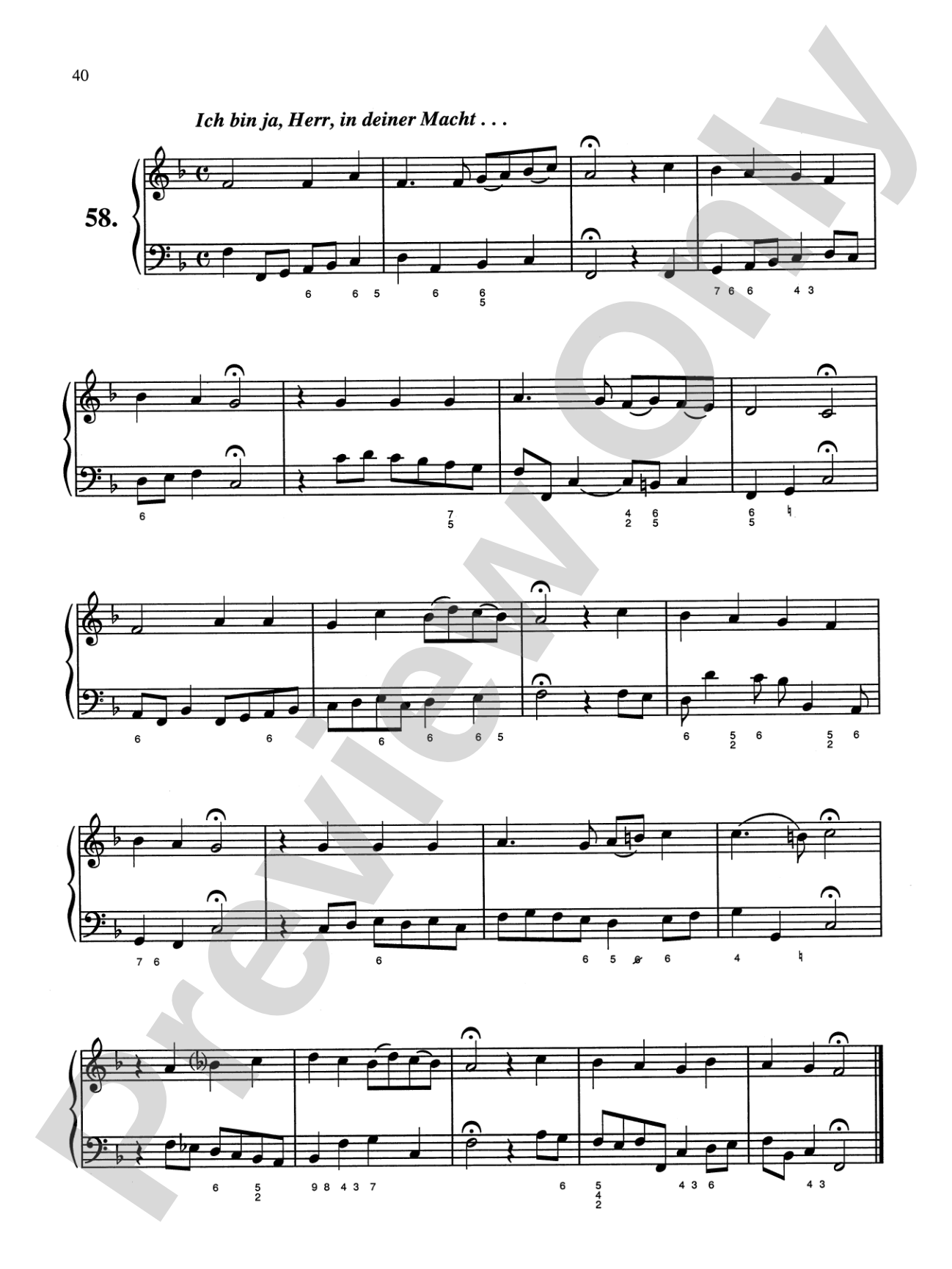 Bach: Sixty-nine Chorales with figured bass (Ed. Hans Bischoff): Piano Book