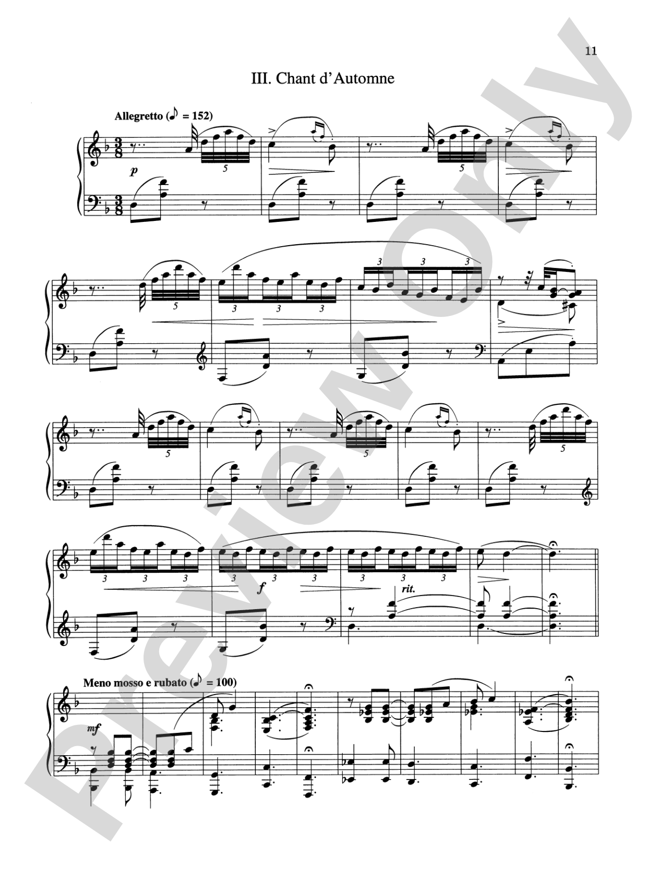 Gretchaninoff: Five Little Pieces, Op. 3