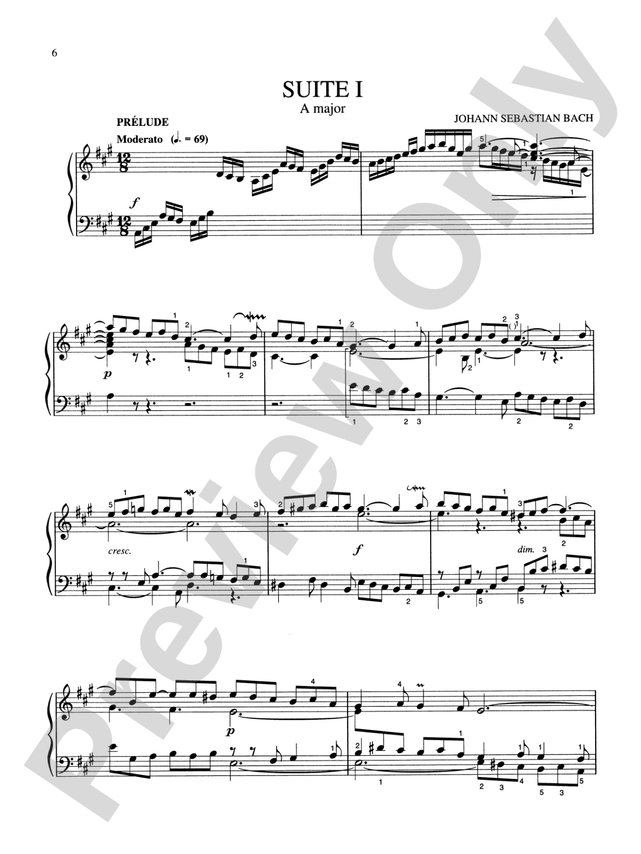 Bach: Six English Suites (Ed. Hans Bischoff)