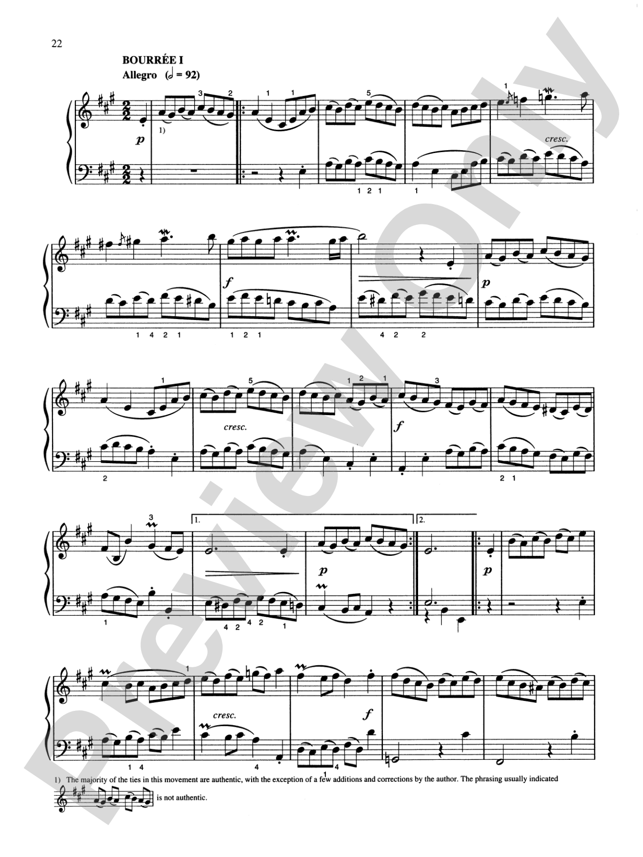 Bach: Six English Suites (Ed. Hans Bischoff)