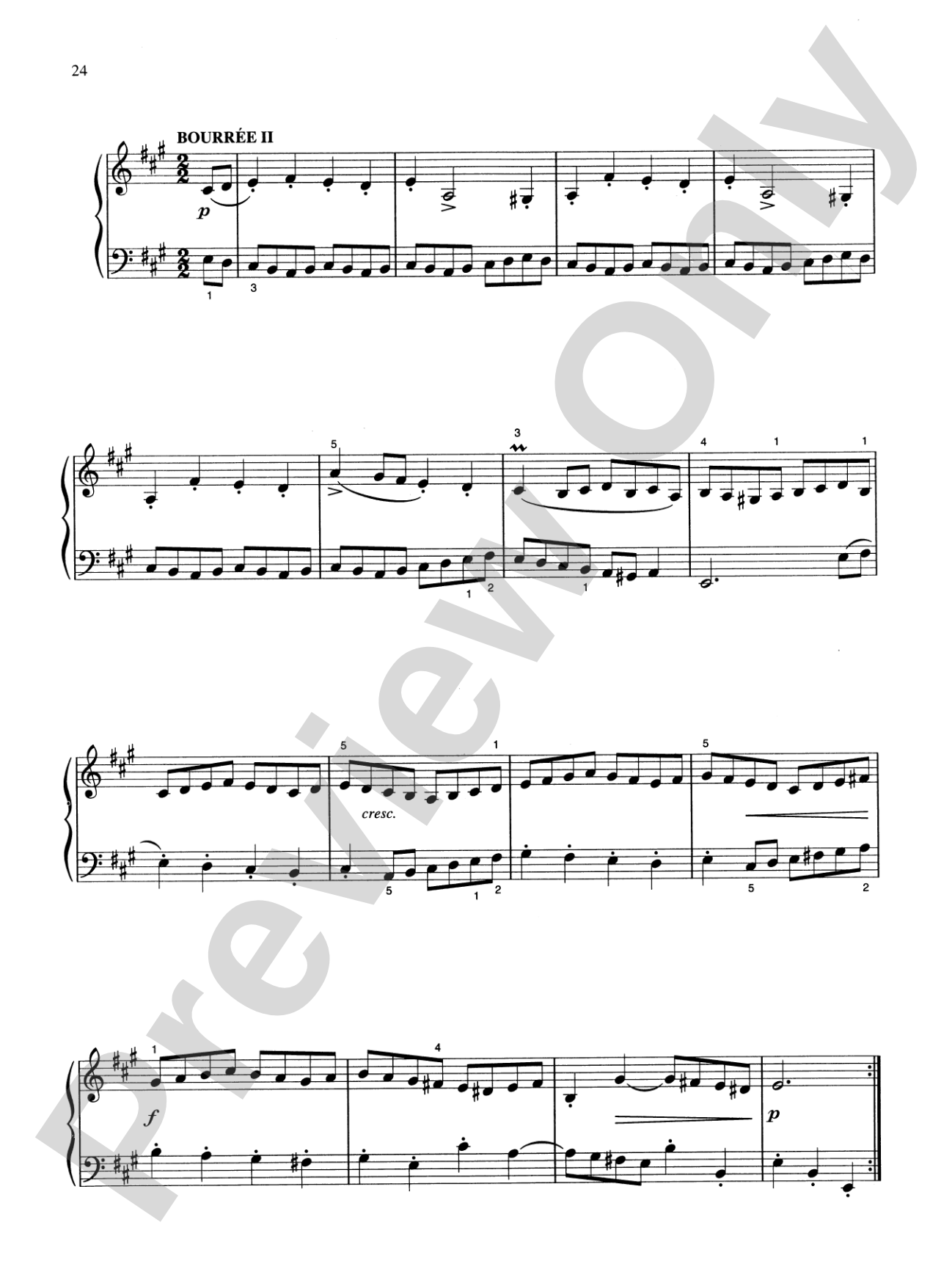 Bach: Six English Suites (Ed. Hans Bischoff)