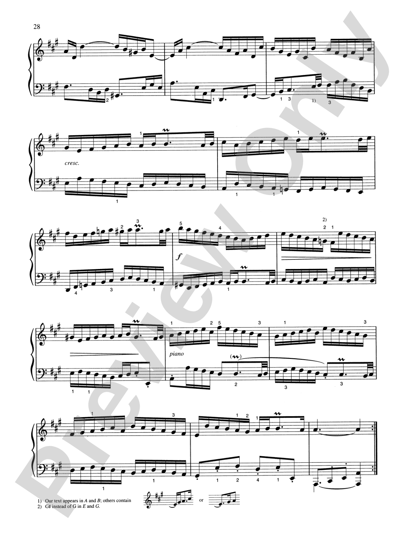 Bach: Six English Suites (Ed. Hans Bischoff)
