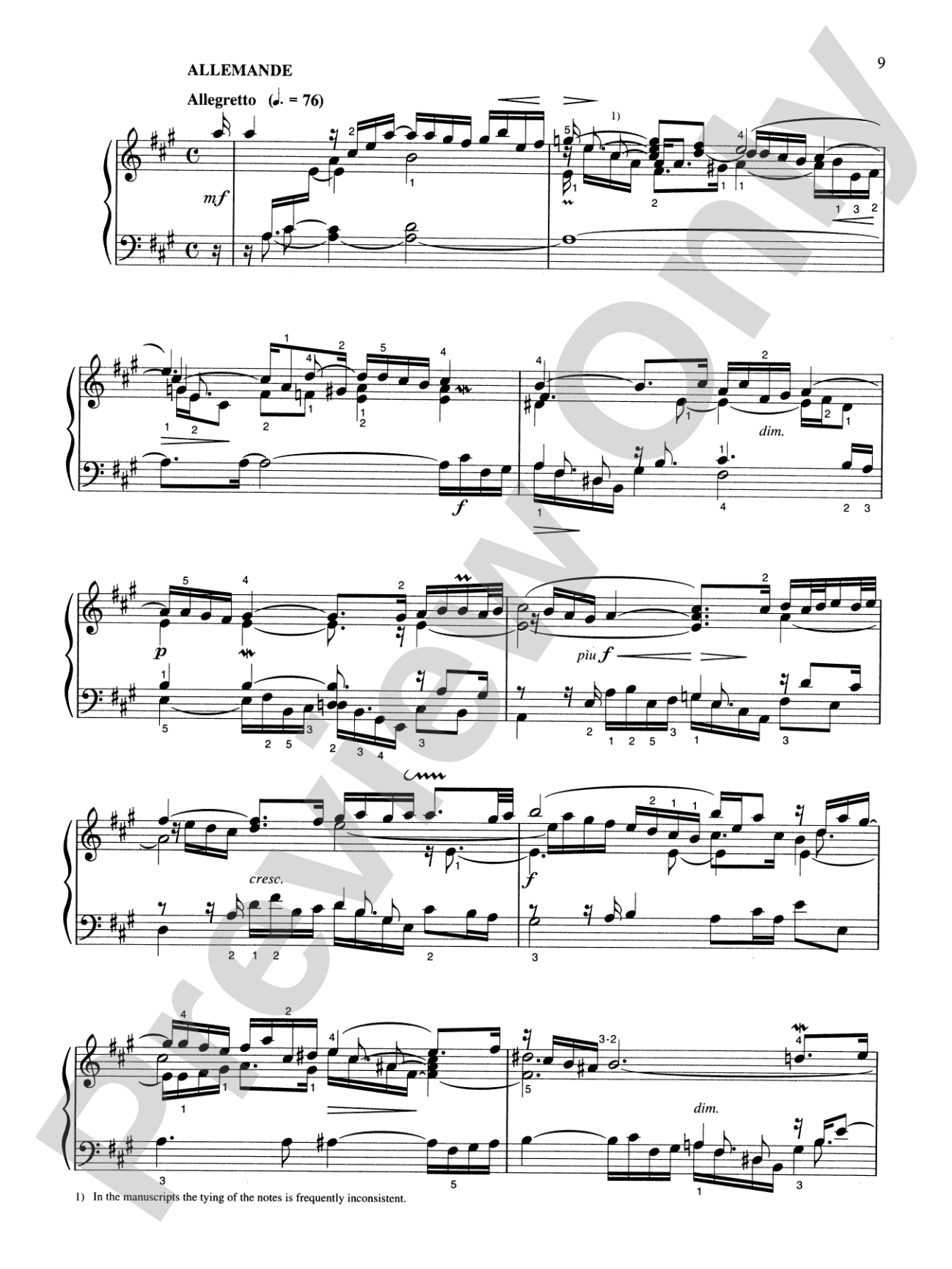 Bach: Six English Suites (Ed. Hans Bischoff)