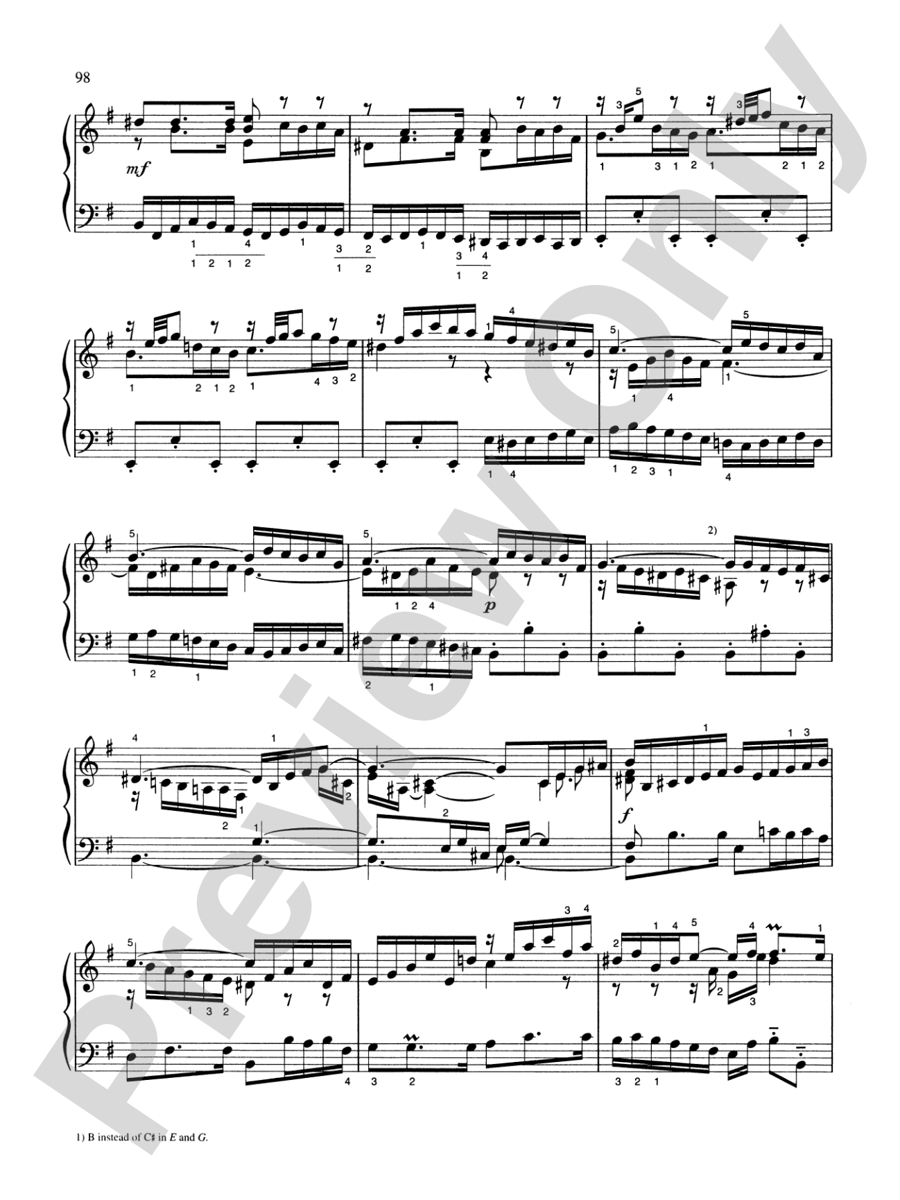 Bach: Six English Suites (Ed. Hans Bischoff)