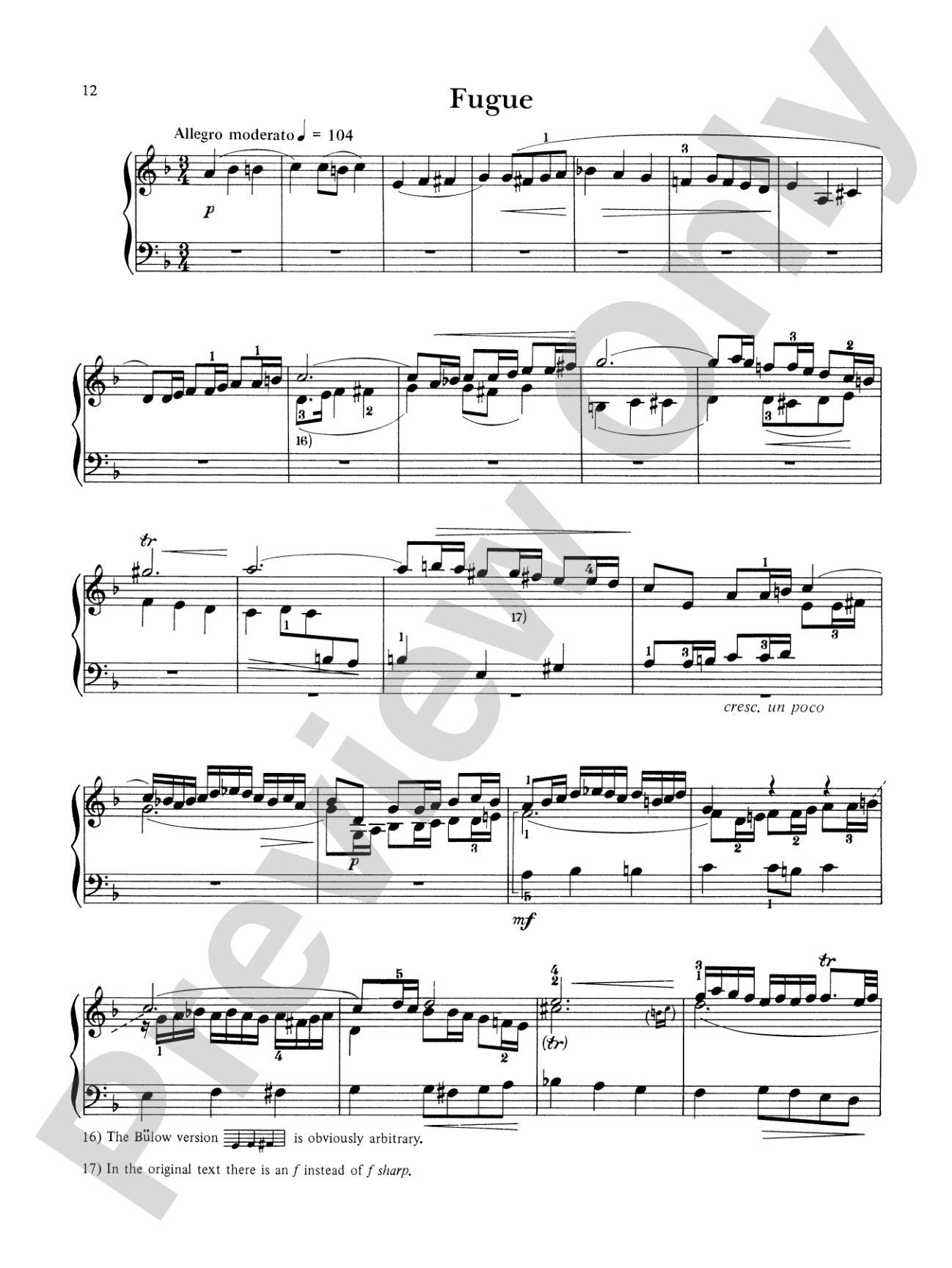Bach: Chromatic Fantasy and Fugue (Ed. Hans Bischoff, translation by Alexander Lipsky)