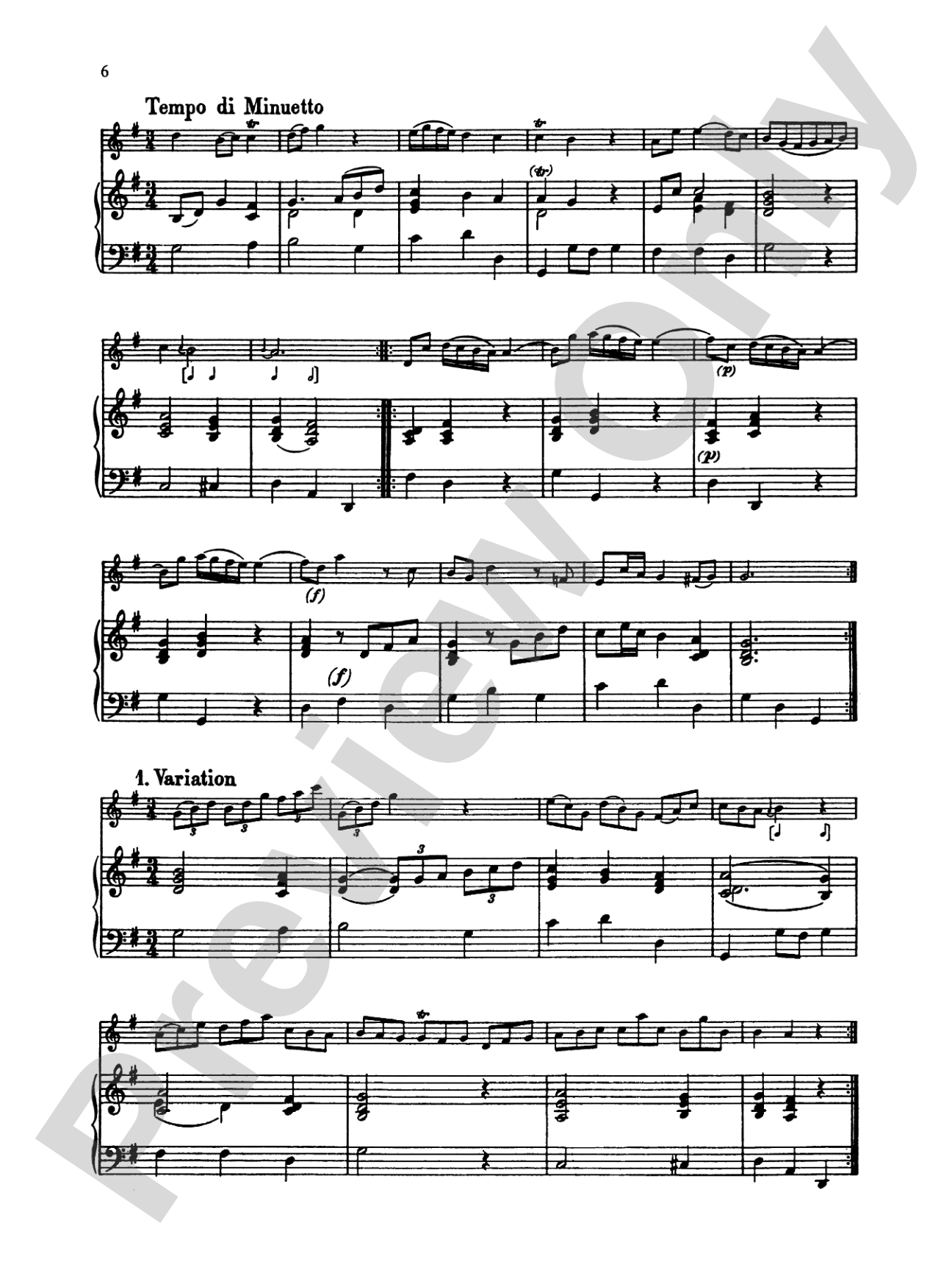 Bach: Four Sonatas: Flute Part(s)