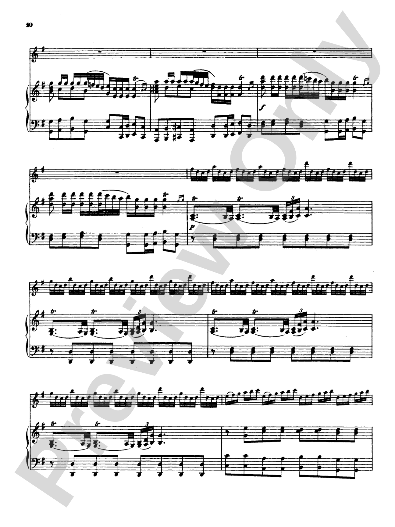 Great: Four Concertos for Flute and Piano: Flute Book