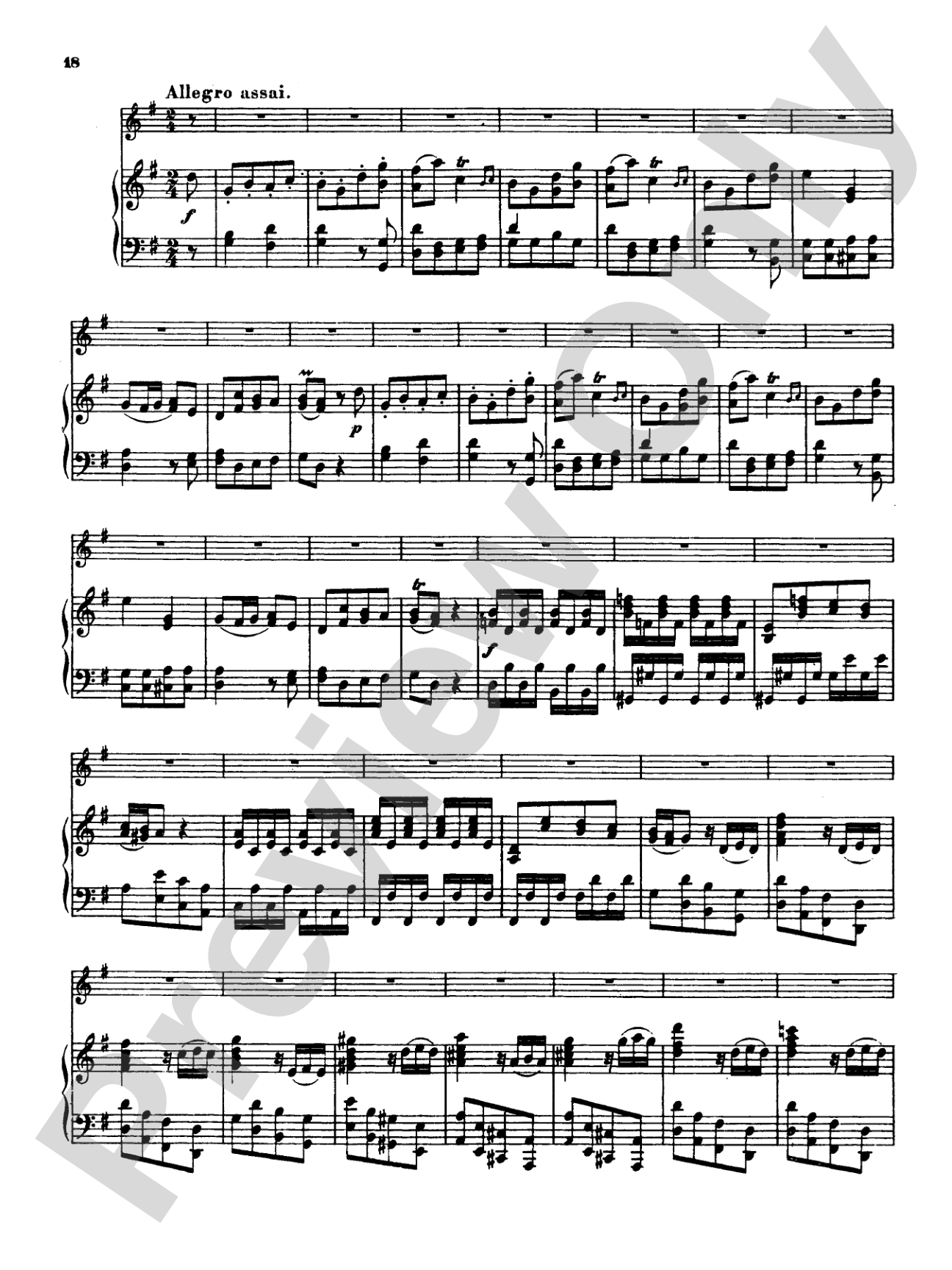 Great: Four Concertos for Flute and Piano: Flute Book
