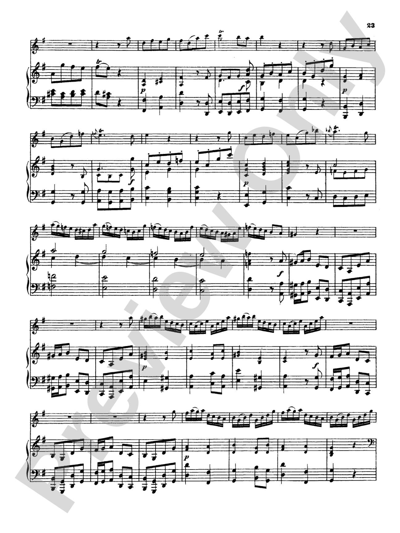 Great: Four Concertos for Flute and Piano: Flute Book