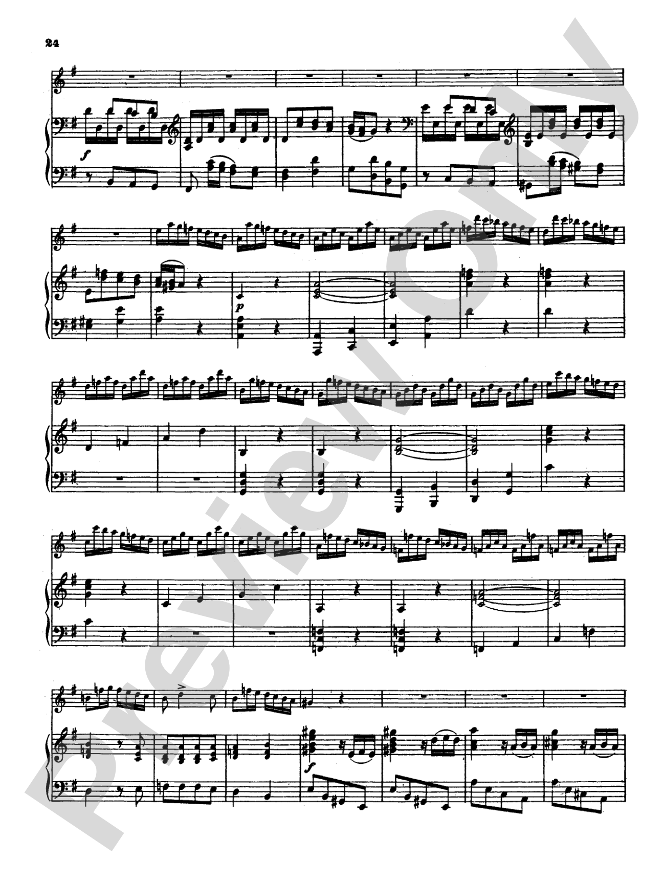 Great: Four Concertos for Flute and Piano: Flute Book