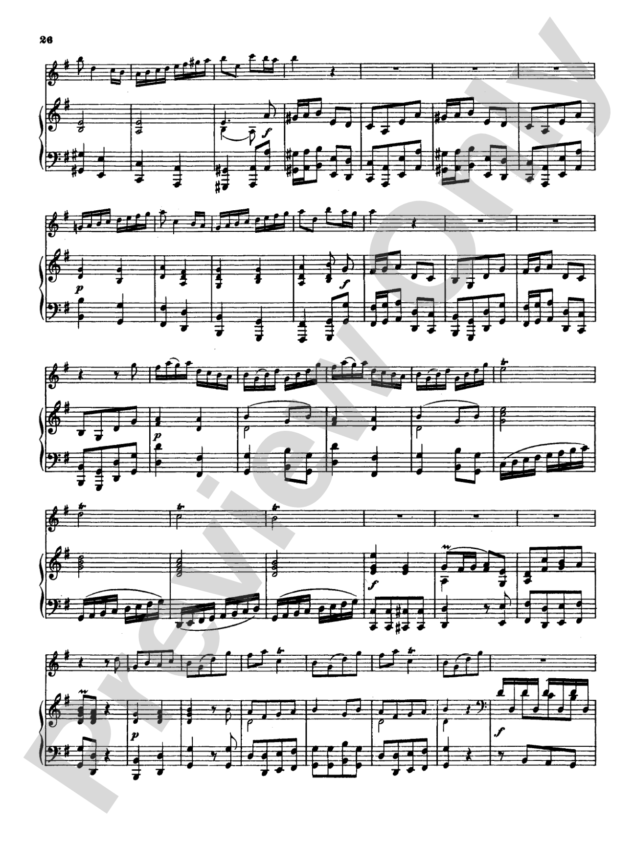 Great: Four Concertos for Flute and Piano: Flute Book