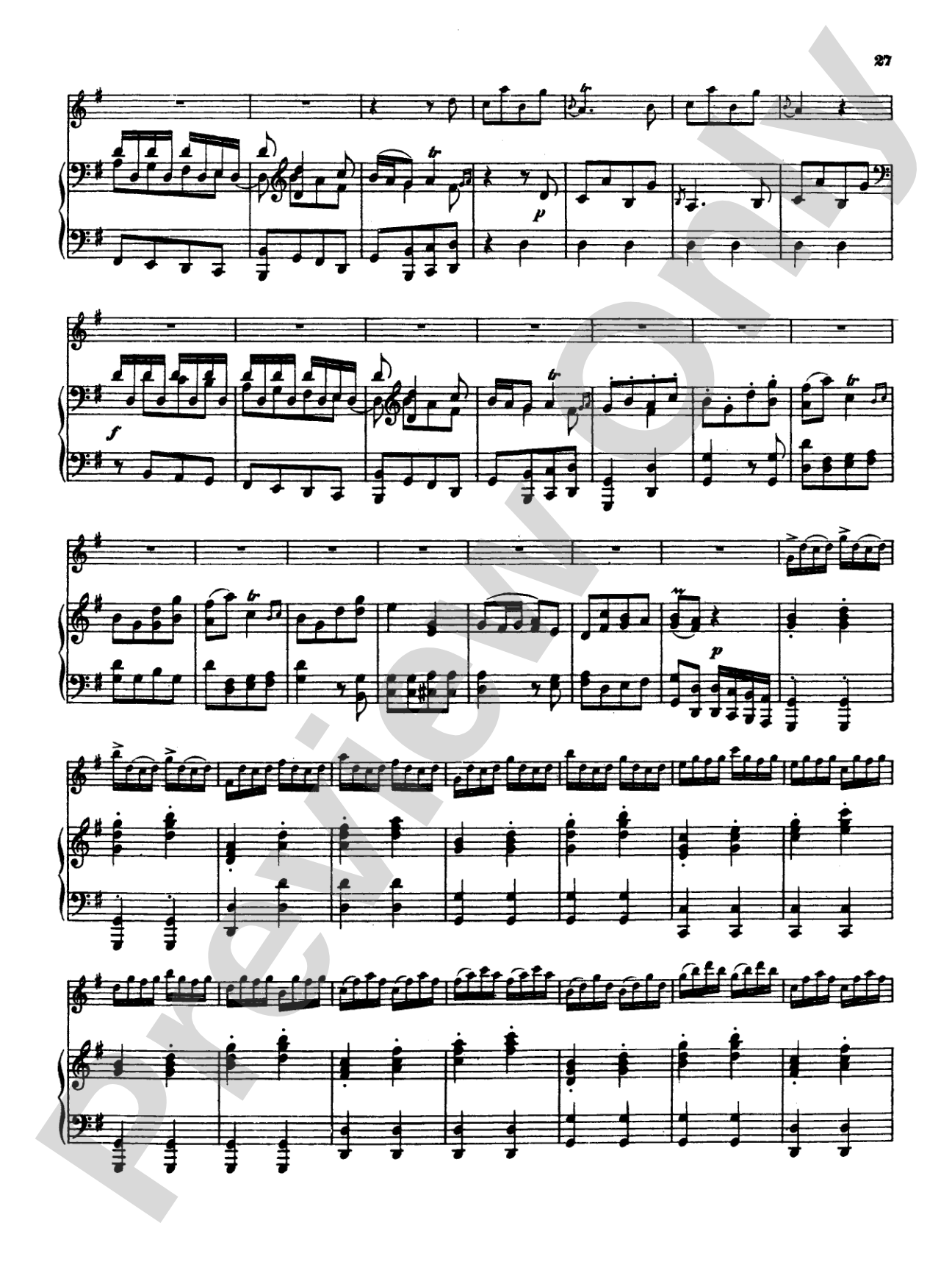 Great: Four Concertos for Flute and Piano: Flute Book
