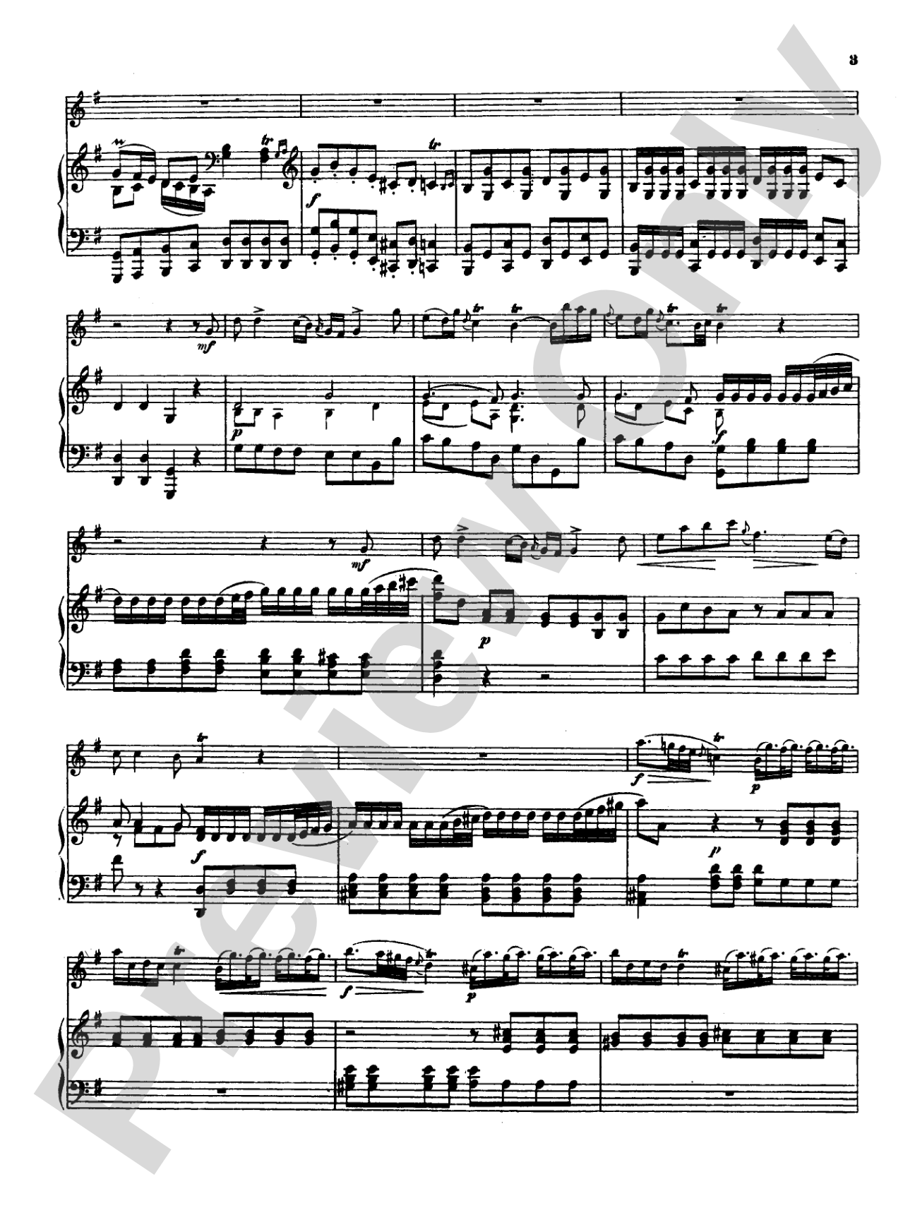 Great: Four Concertos for Flute and Piano: Flute Book