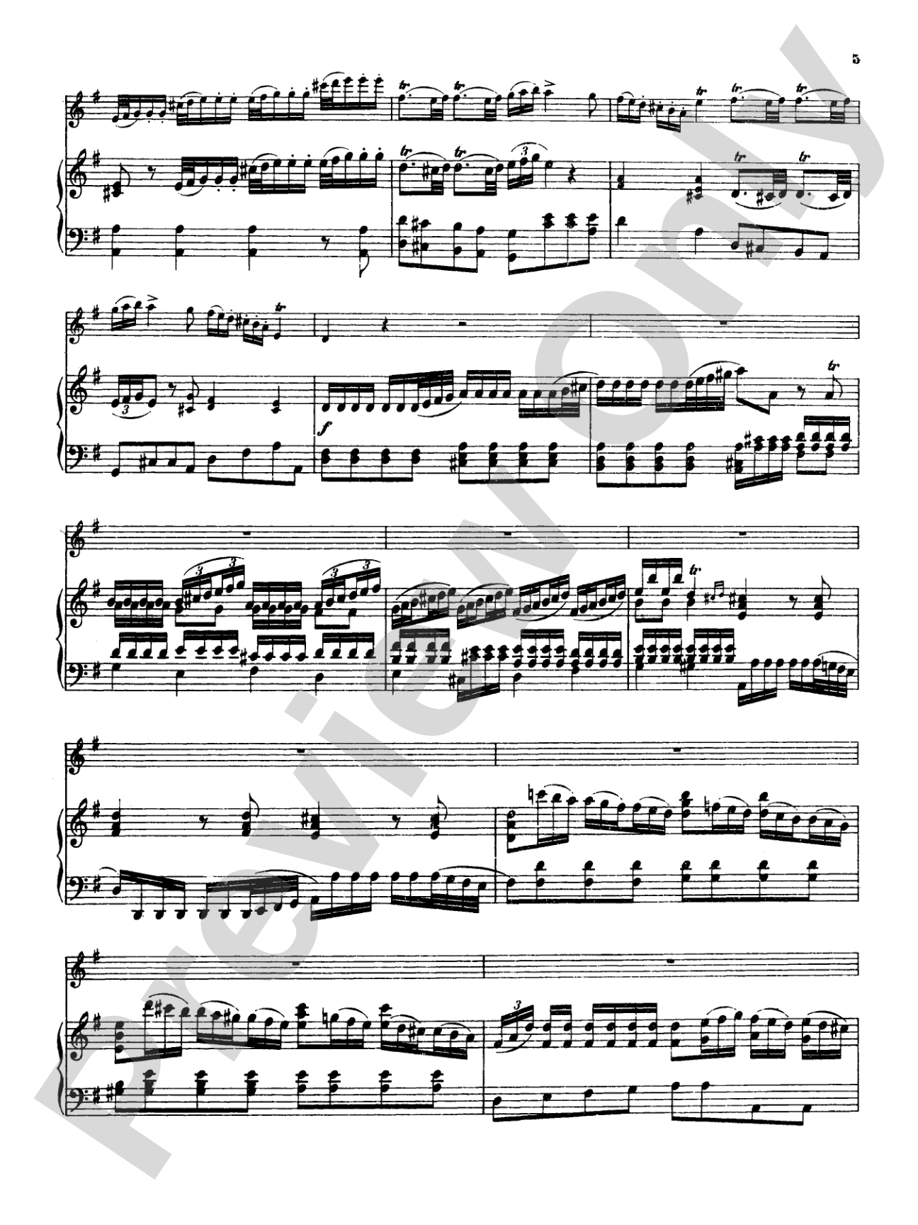 Great: Four Concertos for Flute and Piano: Flute Book