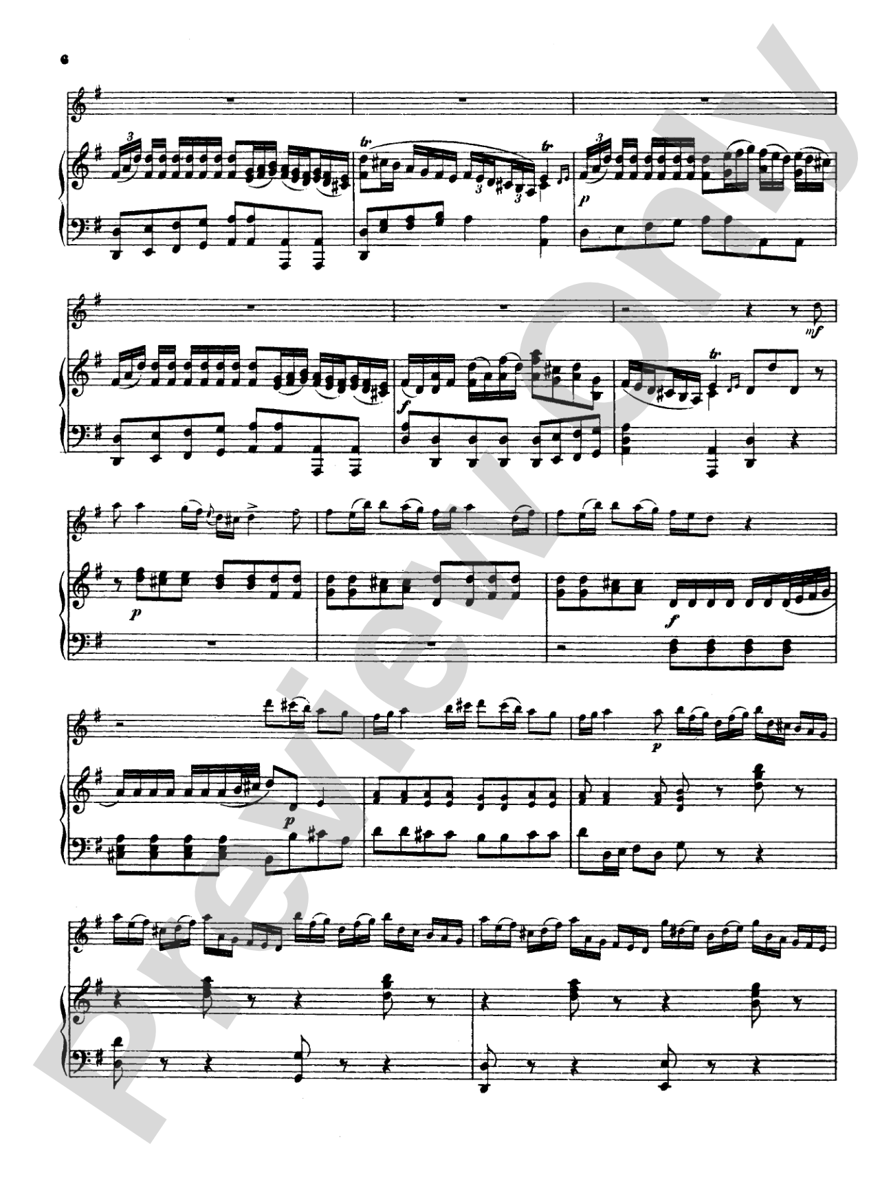 Great: Four Concertos for Flute and Piano: Flute Book