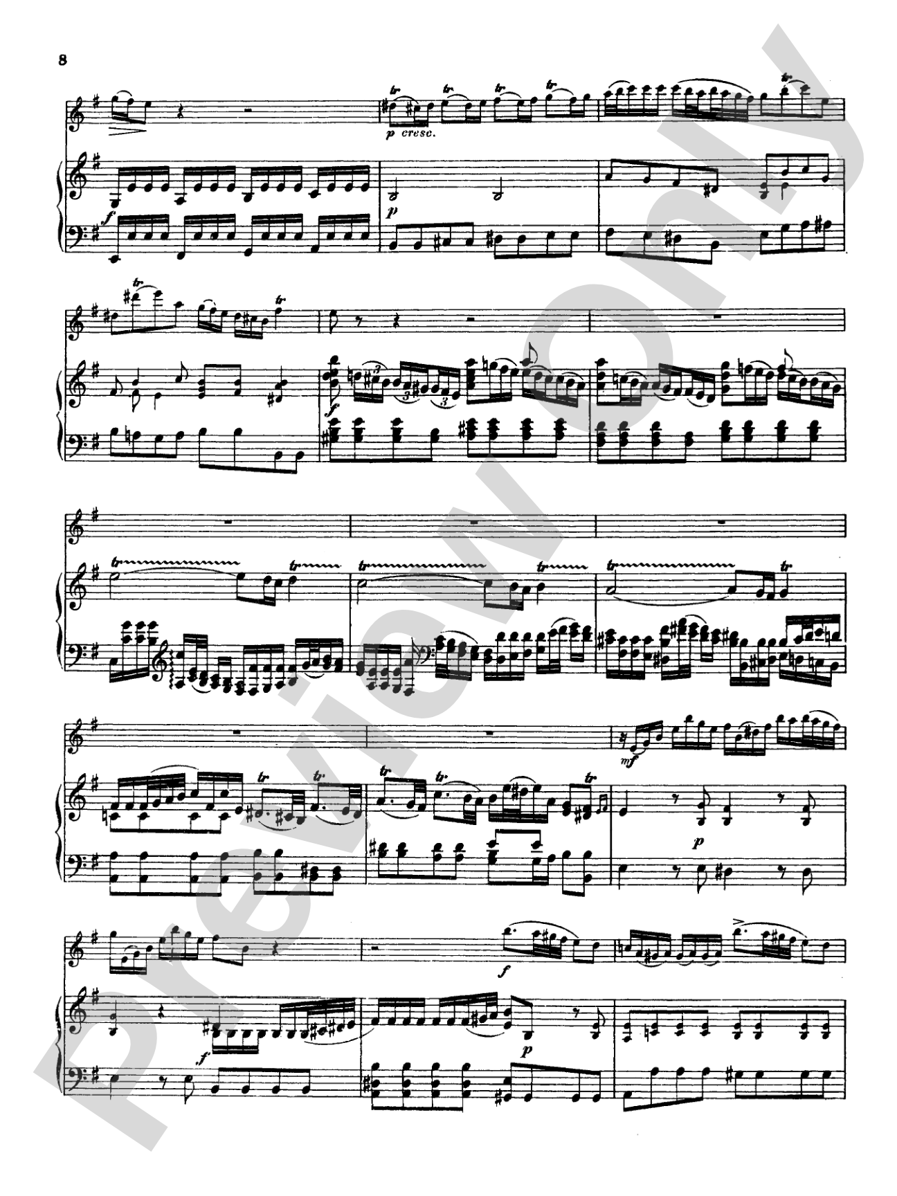 Great: Four Concertos for Flute and Piano: Flute Book